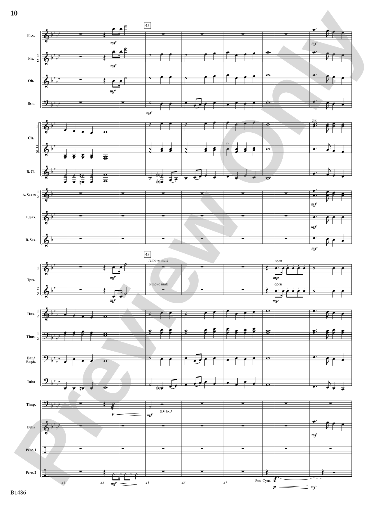 An American Spectacular: Concert Band Conductor Score & Parts
