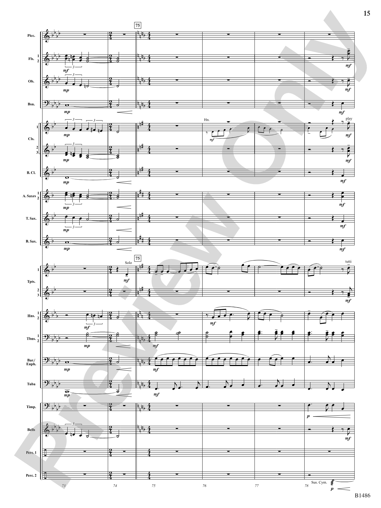 An American Spectacular: Concert Band Conductor Score & Parts