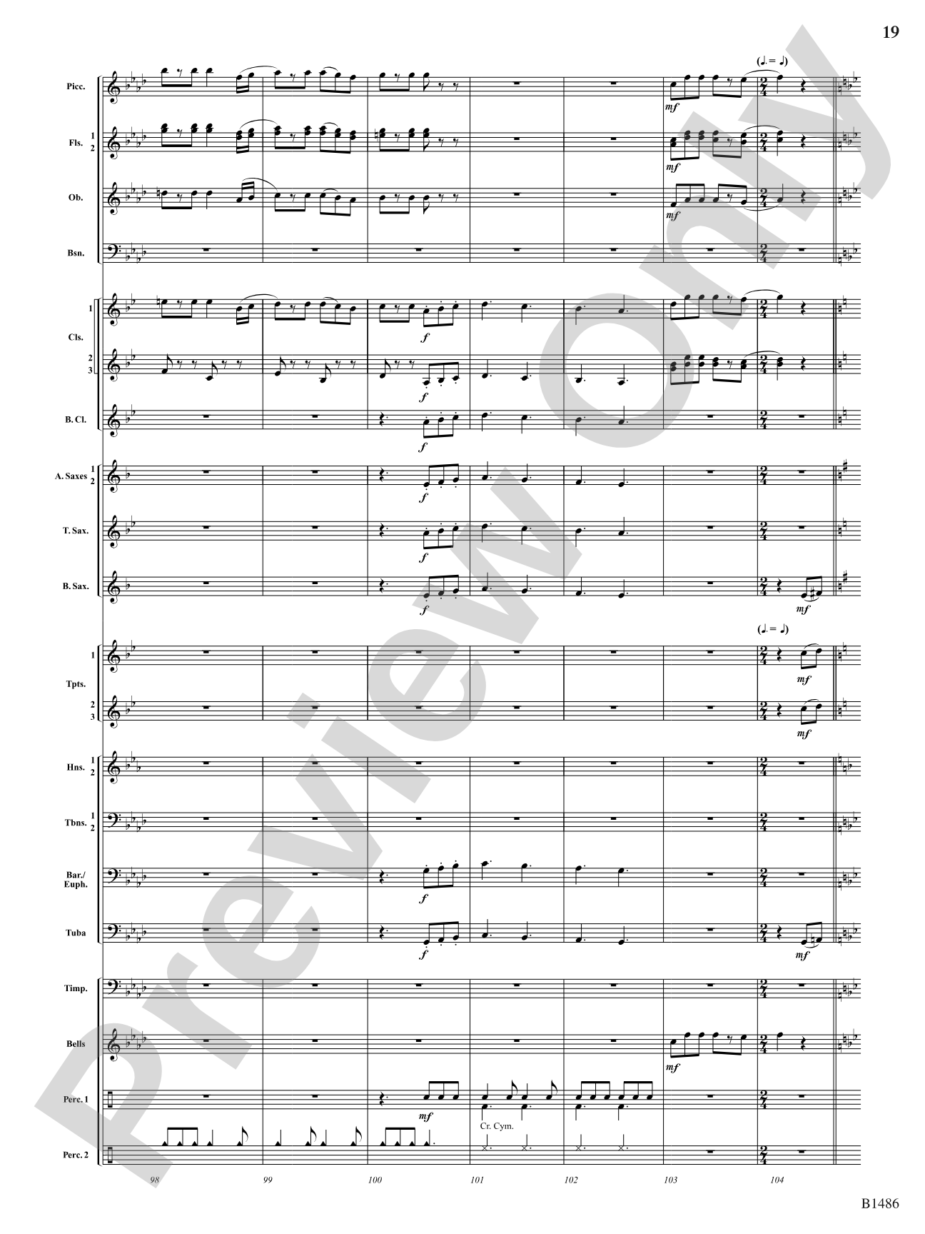 An American Spectacular: Concert Band Conductor Score & Parts