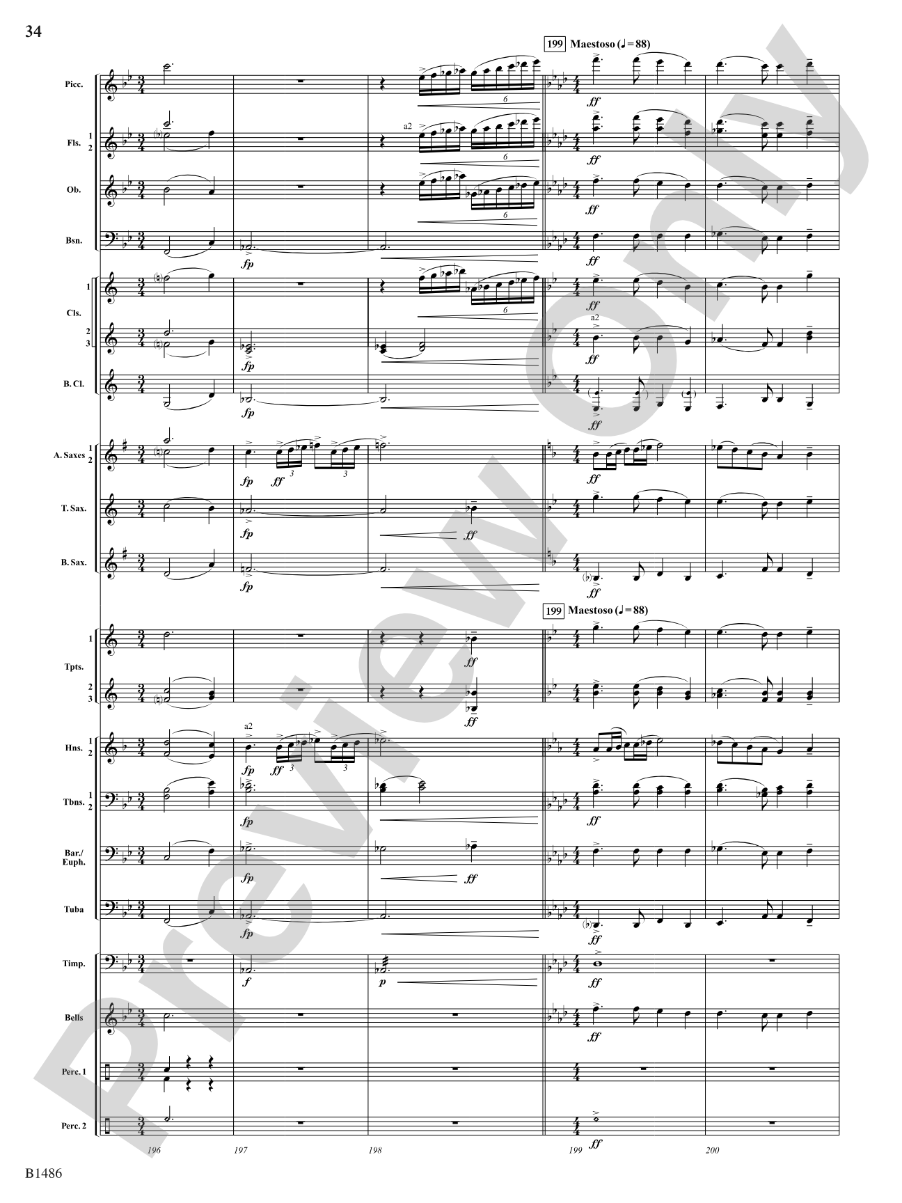 An American Spectacular: Concert Band Conductor Score & Parts