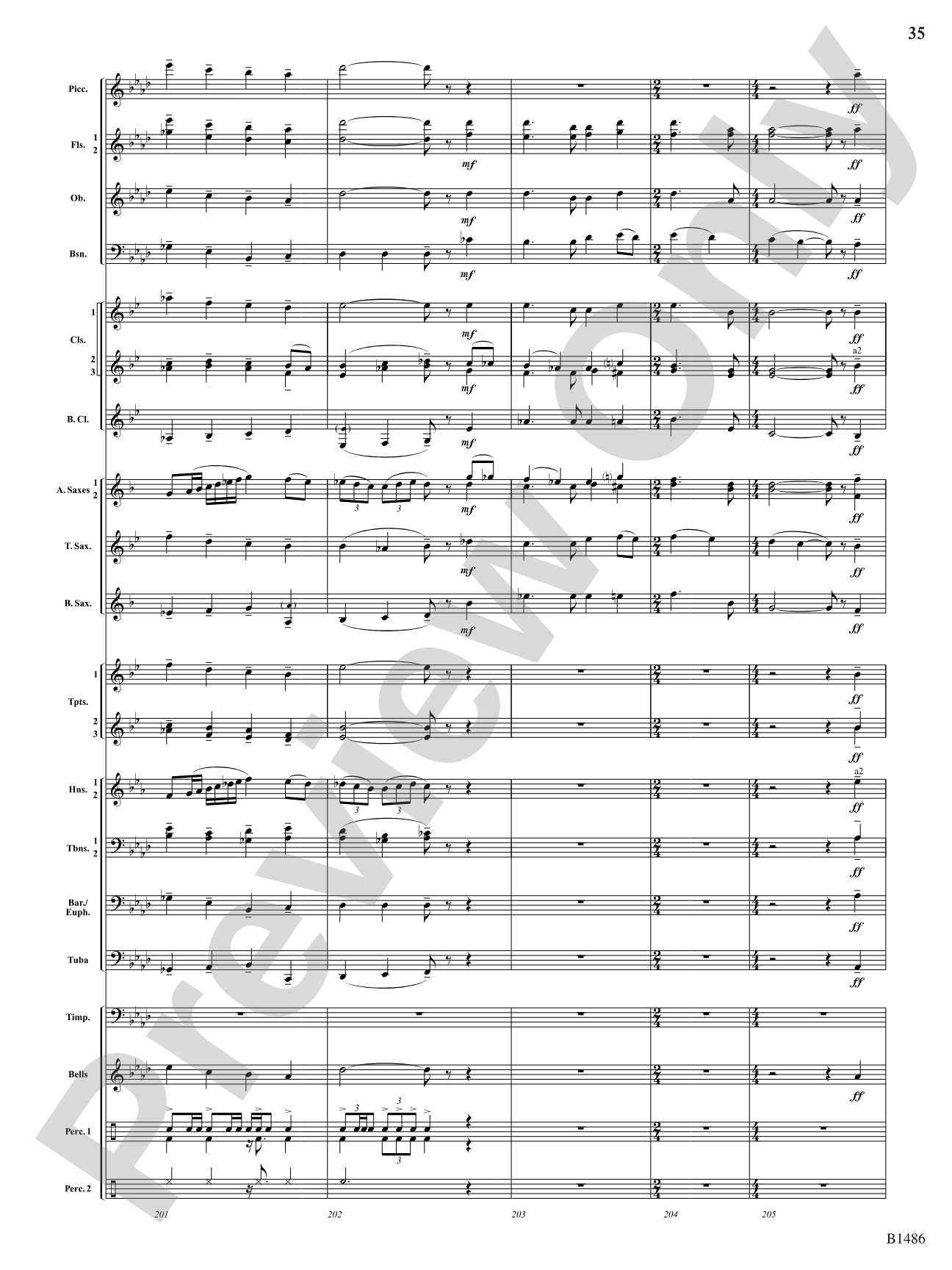 An American Spectacular: Concert Band Conductor Score & Parts