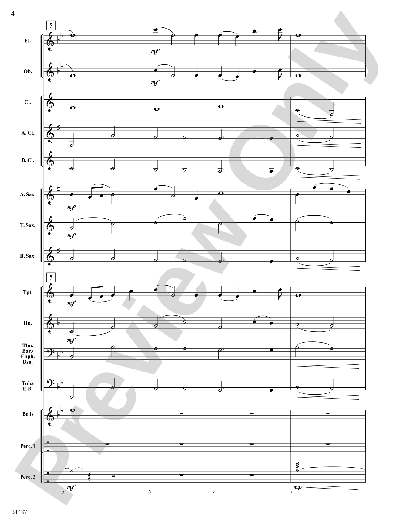 The Pilgrimage: Concert Band Conductor Score & Parts