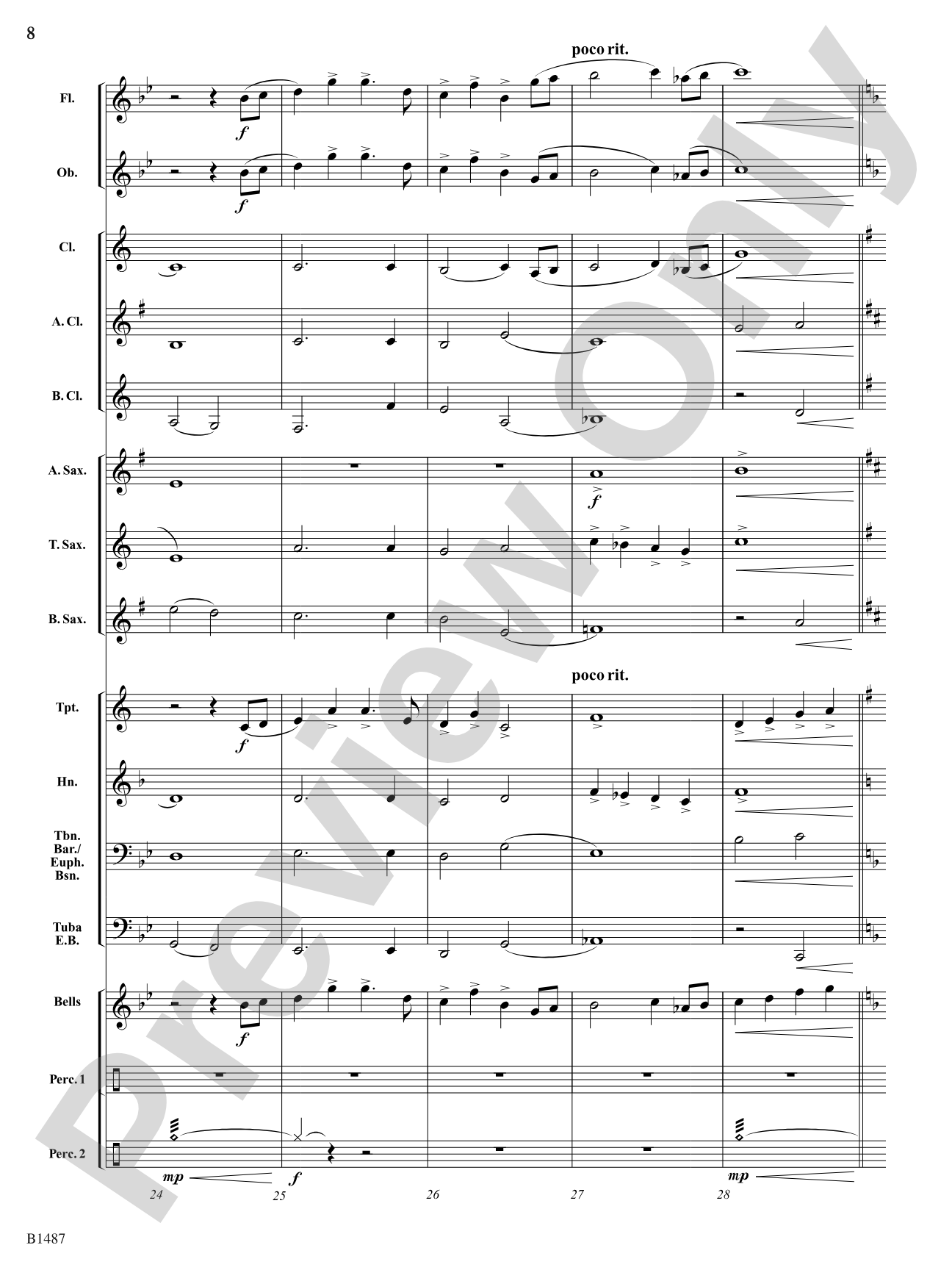 The Pilgrimage: Concert Band Conductor Score & Parts