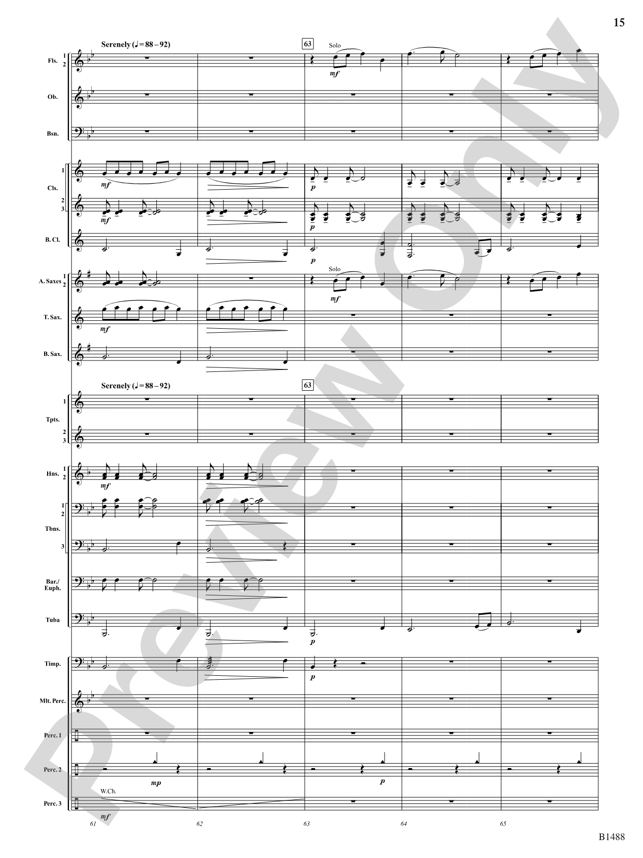 Spring River Fantasy: Concert Band Conductor Score & Parts