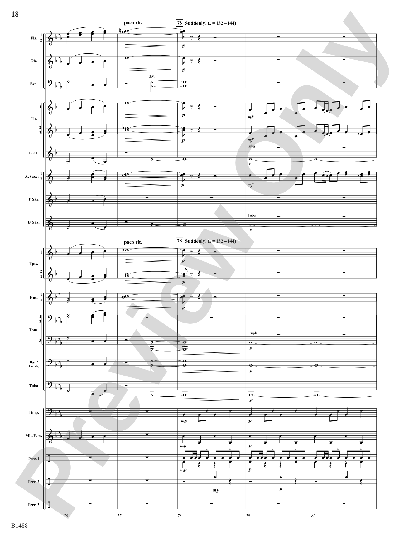 Spring River Fantasy: Concert Band Conductor Score & Parts