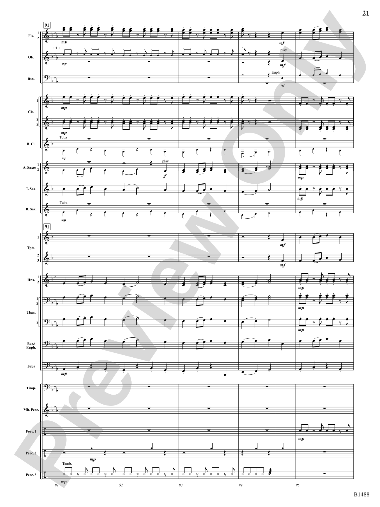 Spring River Fantasy: Concert Band Conductor Score & Parts