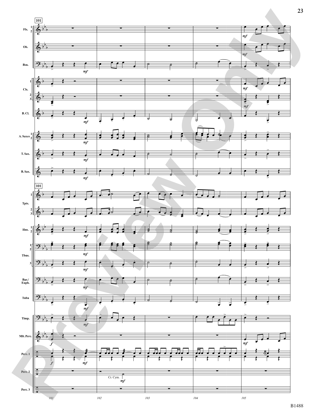 Spring River Fantasy: Concert Band Conductor Score & Parts
