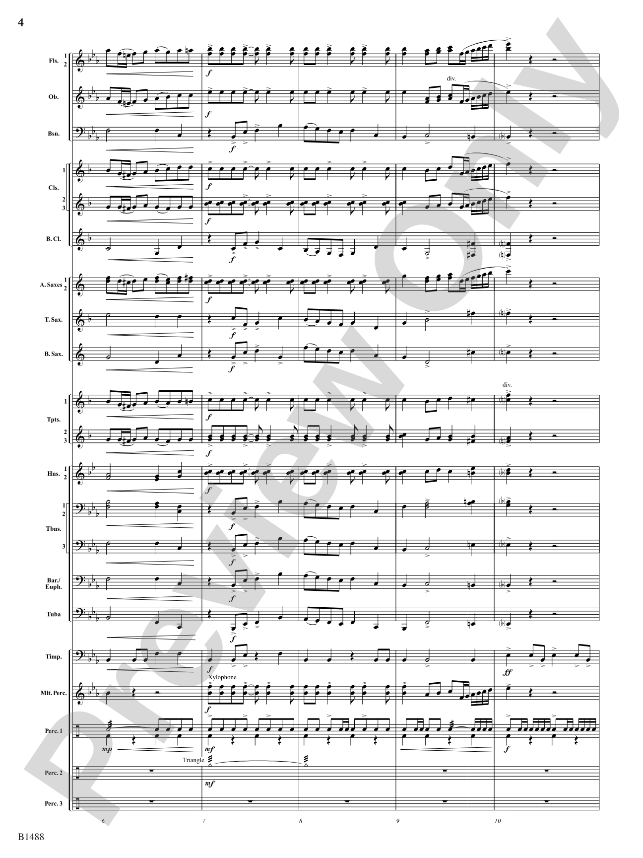 Spring River Fantasy: Concert Band Conductor Score & Parts