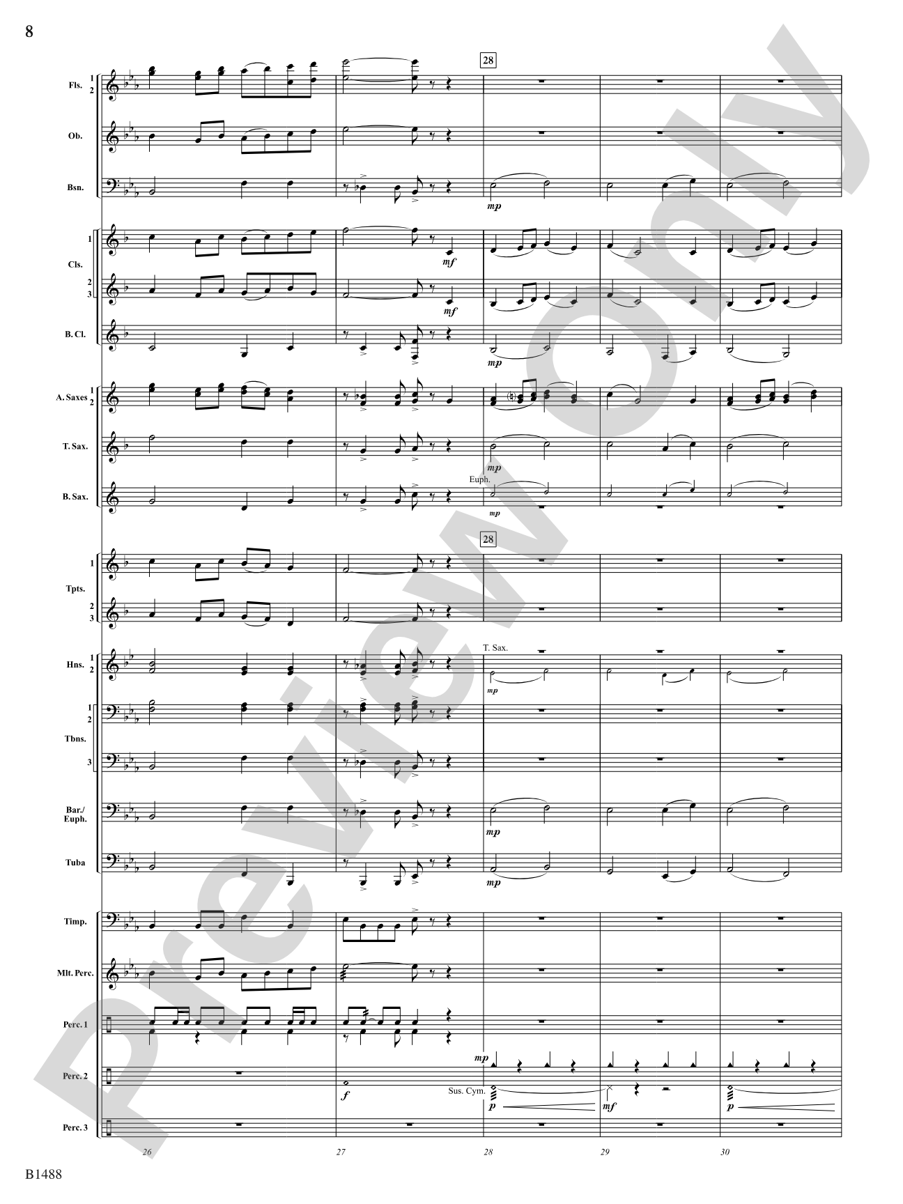 Spring River Fantasy: Concert Band Conductor Score & Parts