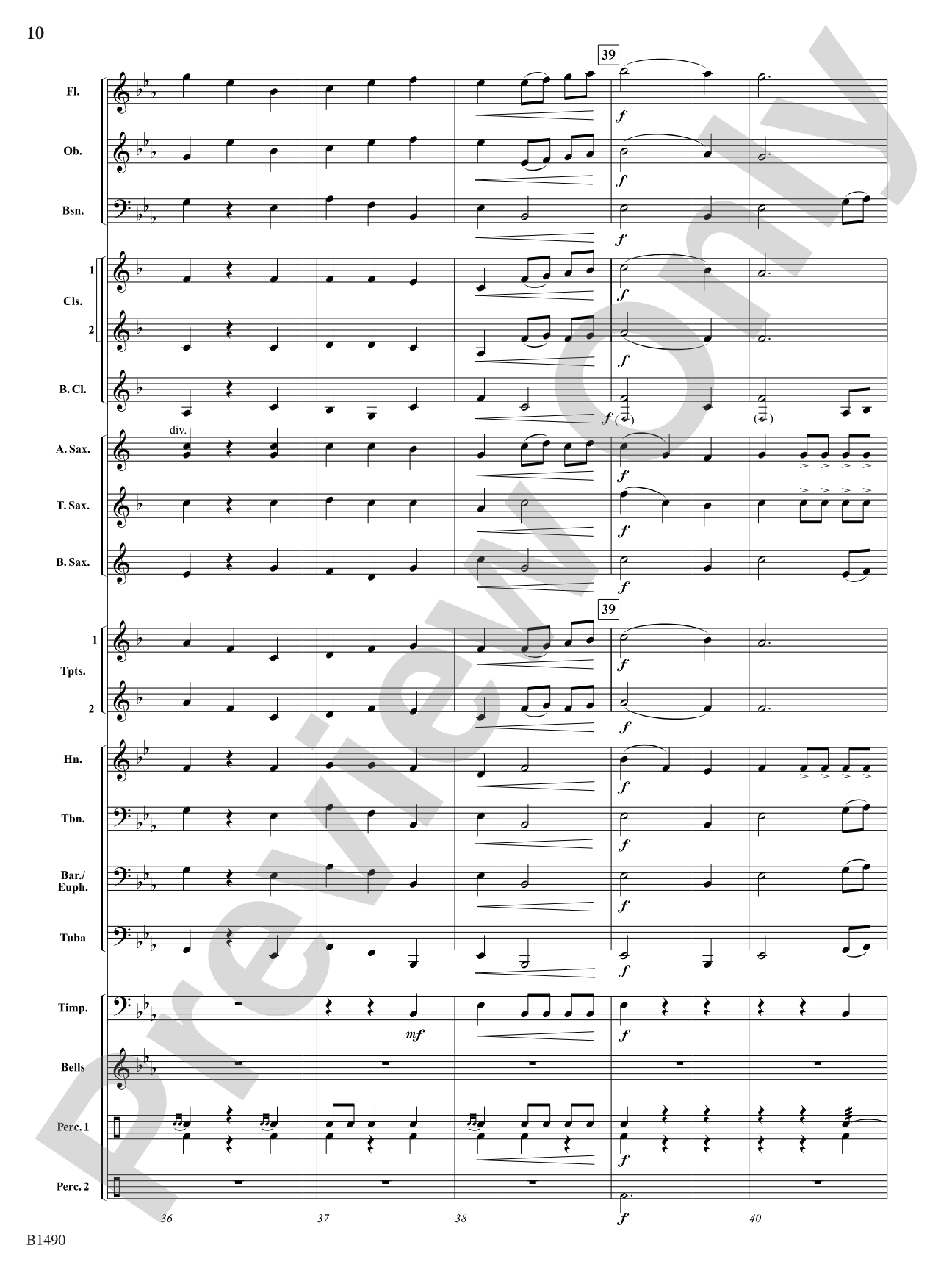 Albany Fanfare: Concert Band Conductor Score & Parts