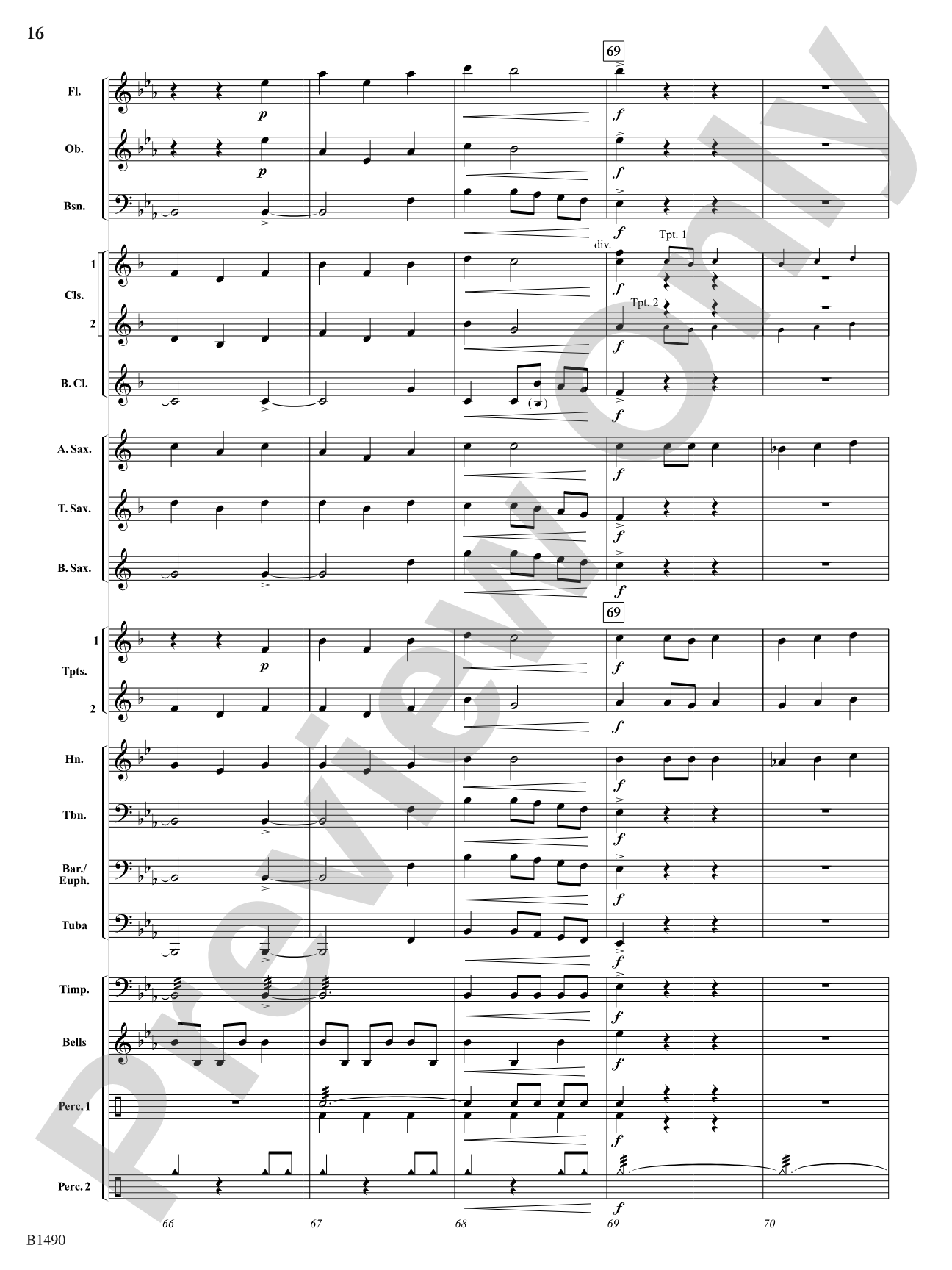 Albany Fanfare: Concert Band Conductor Score & Parts