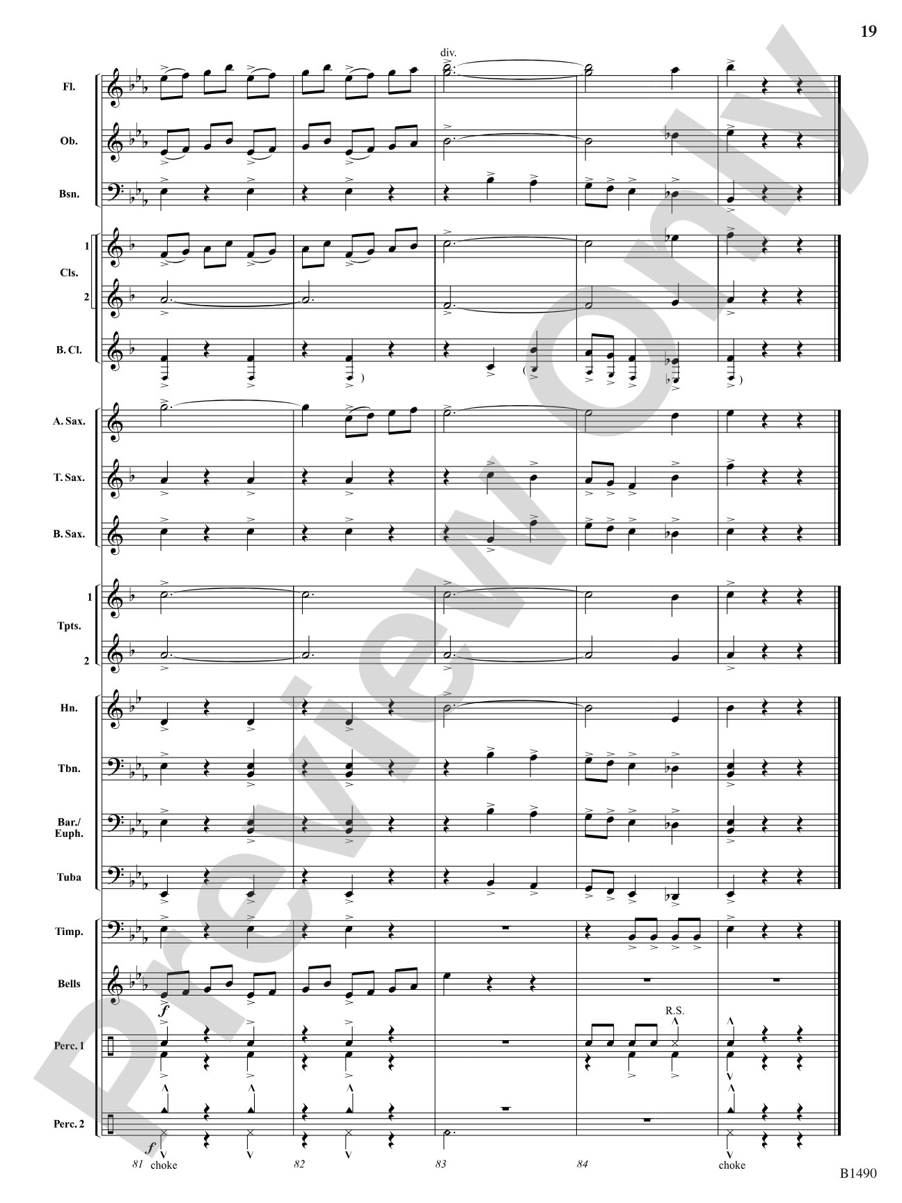 Albany Fanfare: Concert Band Conductor Score & Parts