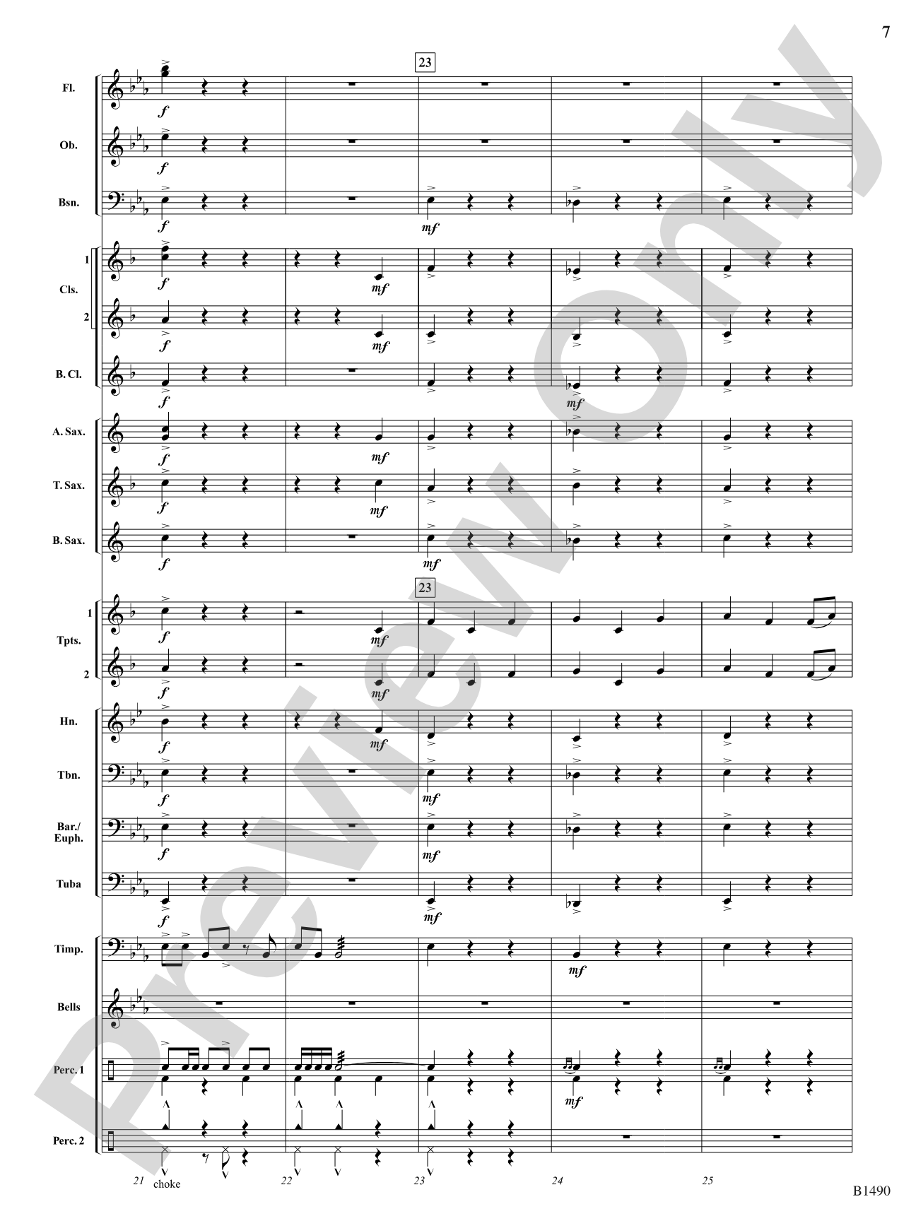 Albany Fanfare: Concert Band Conductor Score & Parts