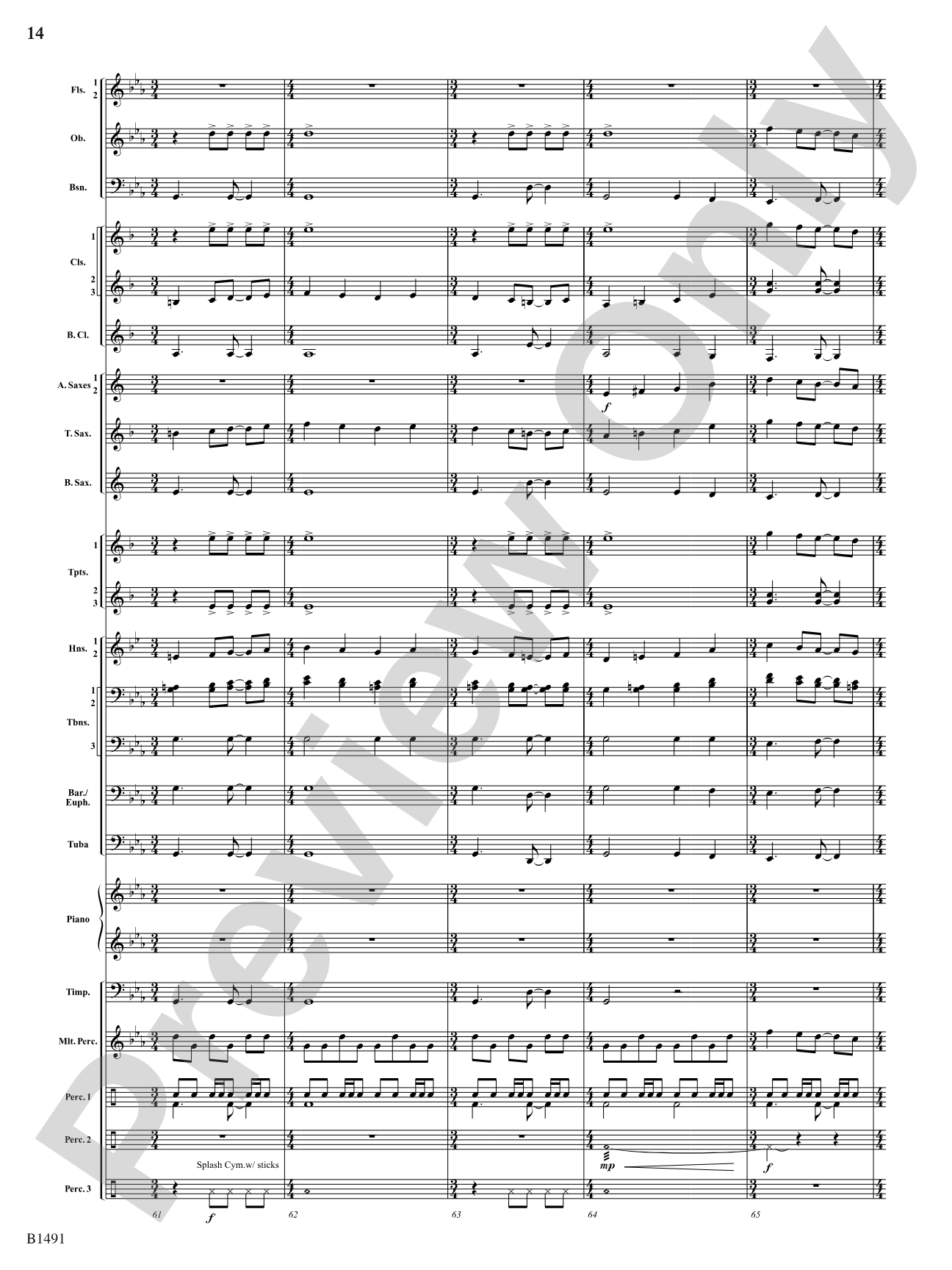 Nevermore: Concert Band Conductor Score & Parts