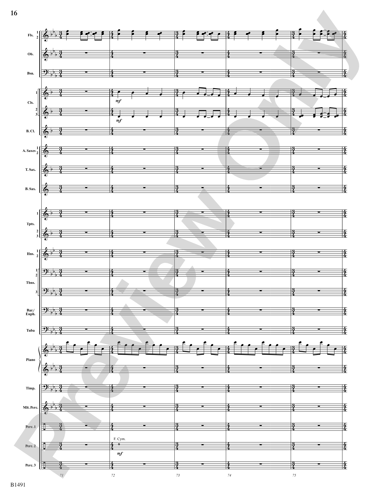 Nevermore: Concert Band Conductor Score & Parts