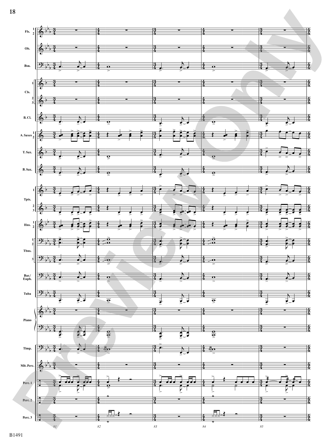 Nevermore: Concert Band Conductor Score & Parts