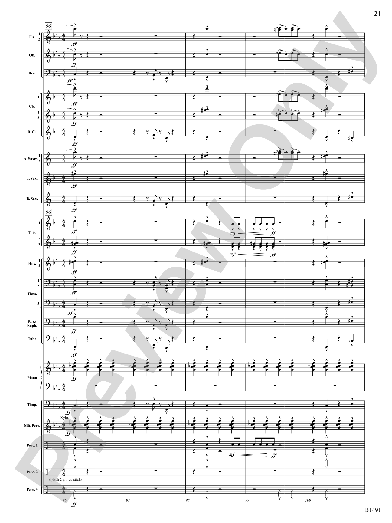 Nevermore: Concert Band Conductor Score & Parts