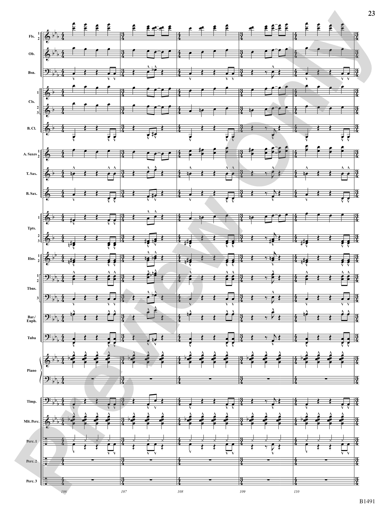 Nevermore: Concert Band Conductor Score & Parts