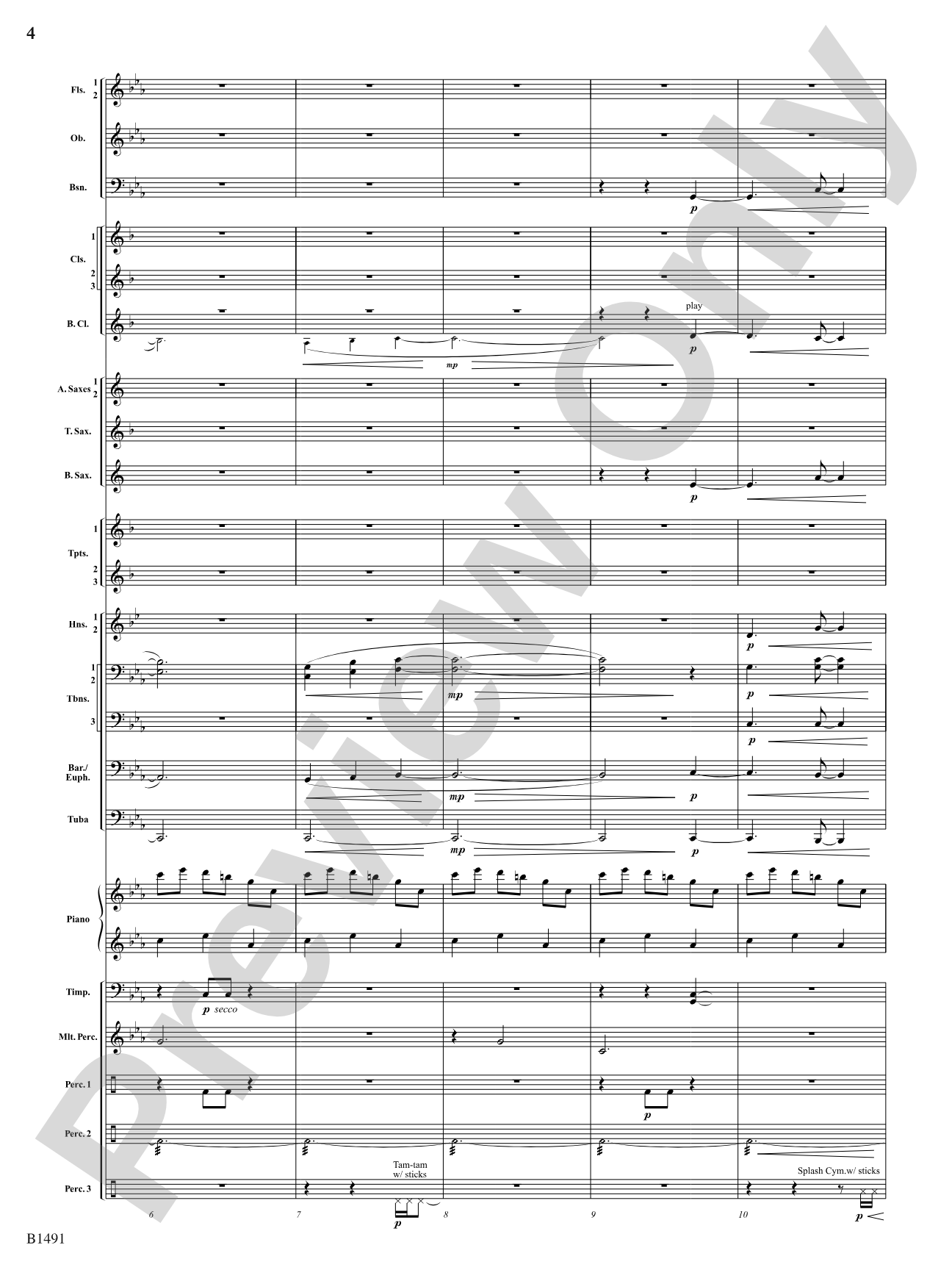 Nevermore: Concert Band Conductor Score & Parts