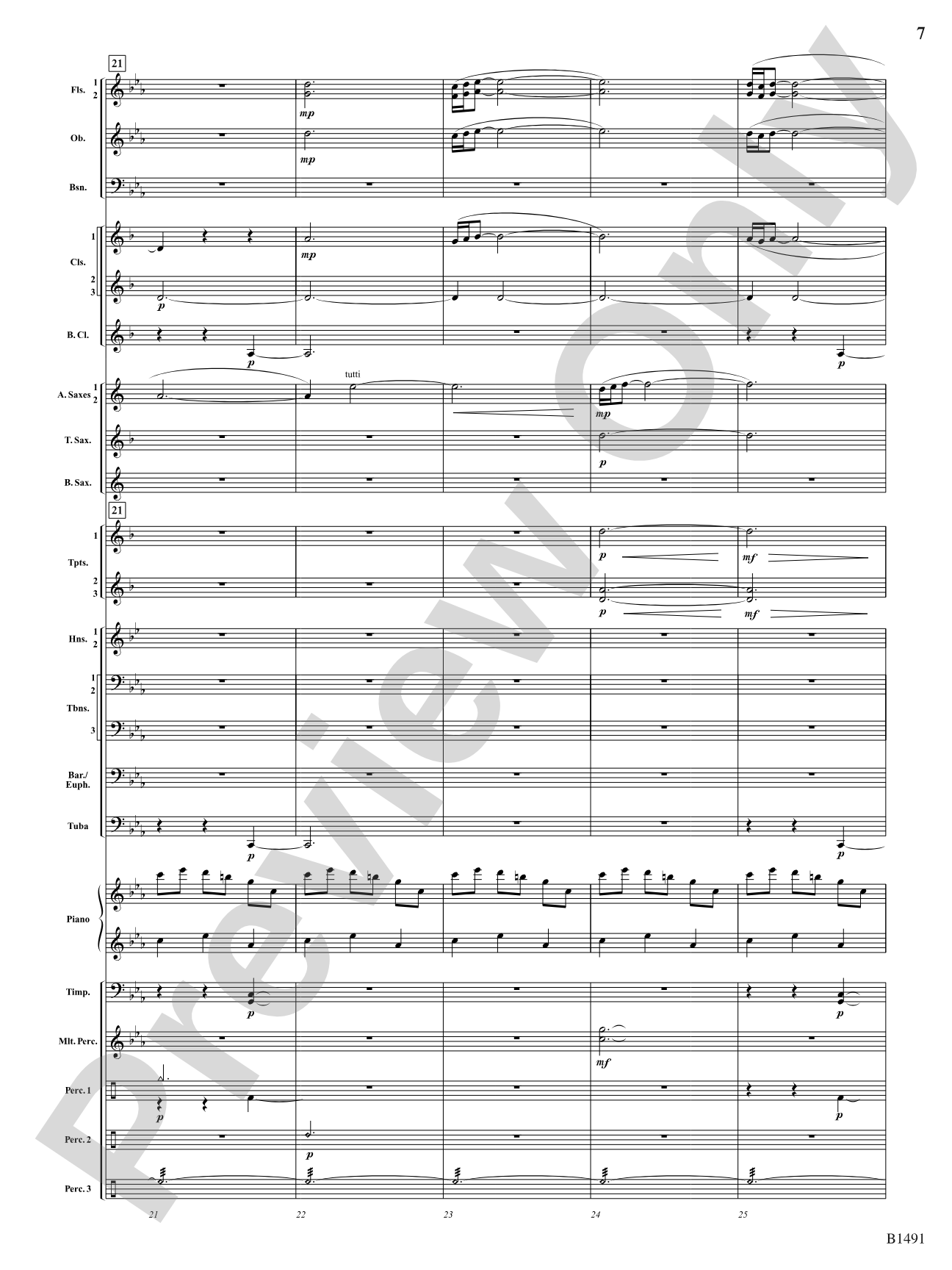 Nevermore: Concert Band Conductor Score & Parts