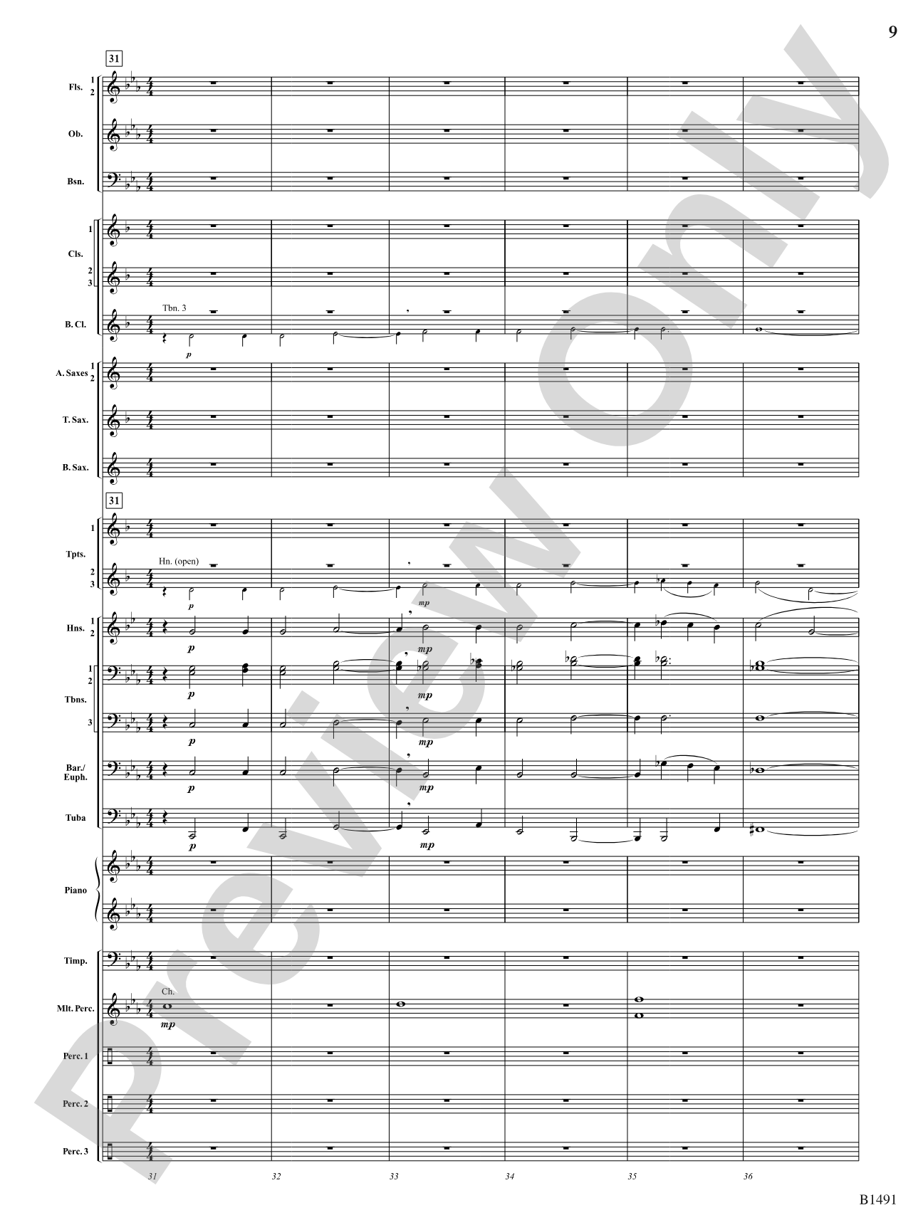 Nevermore: Concert Band Conductor Score & Parts