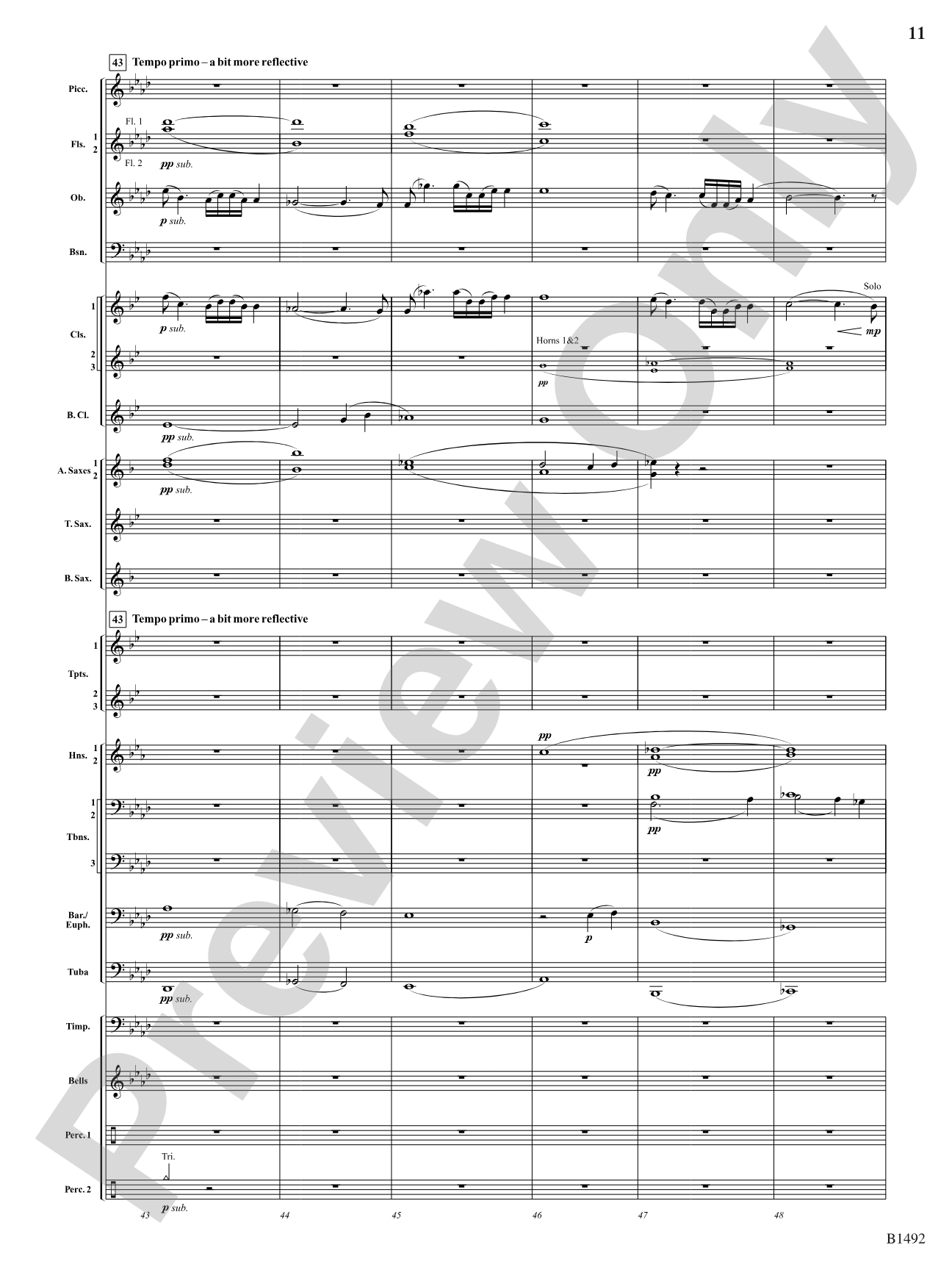 Remembering Yesterdays: Concert Band Conductor Score & Parts