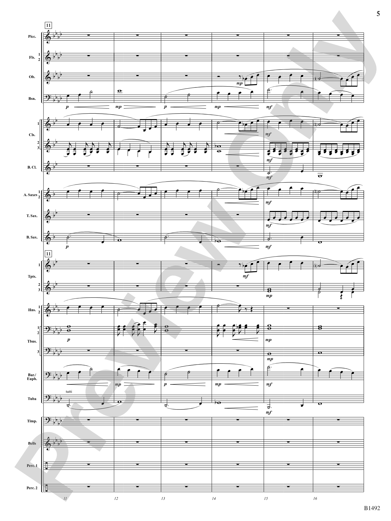 Remembering Yesterdays: Concert Band Conductor Score & Parts