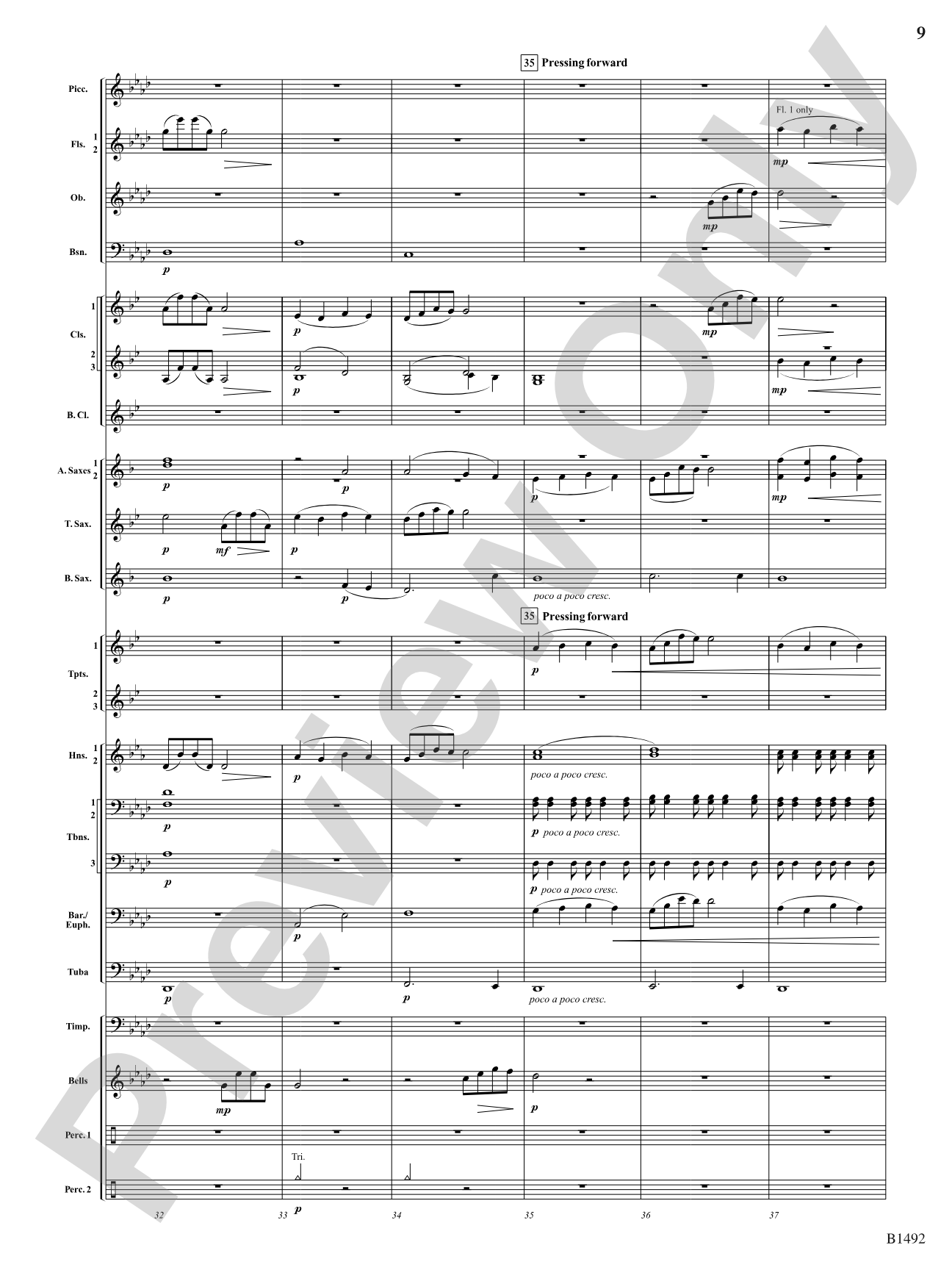 Remembering Yesterdays: Concert Band Conductor Score & Parts