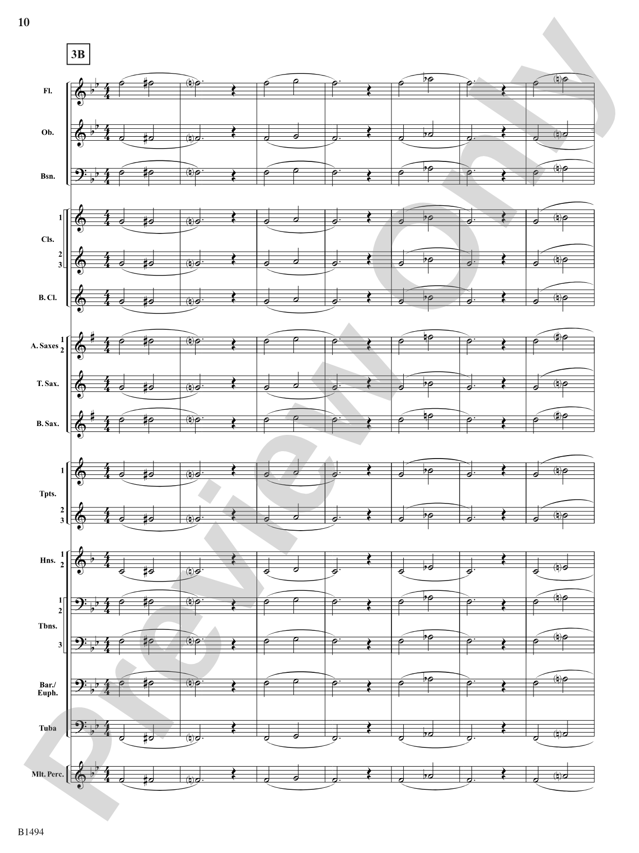 Warm-Up Fundamentals for Concert Band: Concert Band Conductor Score & Parts