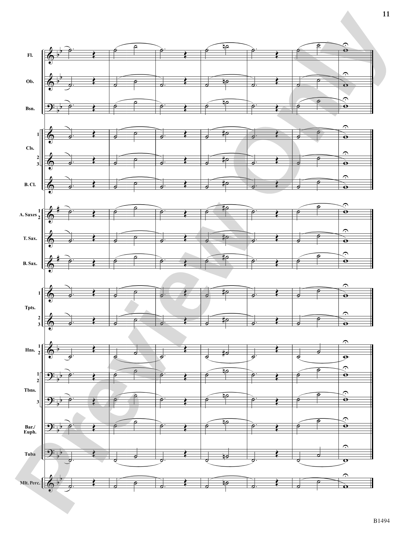 Warm-Up Fundamentals for Concert Band: Concert Band Conductor Score & Parts