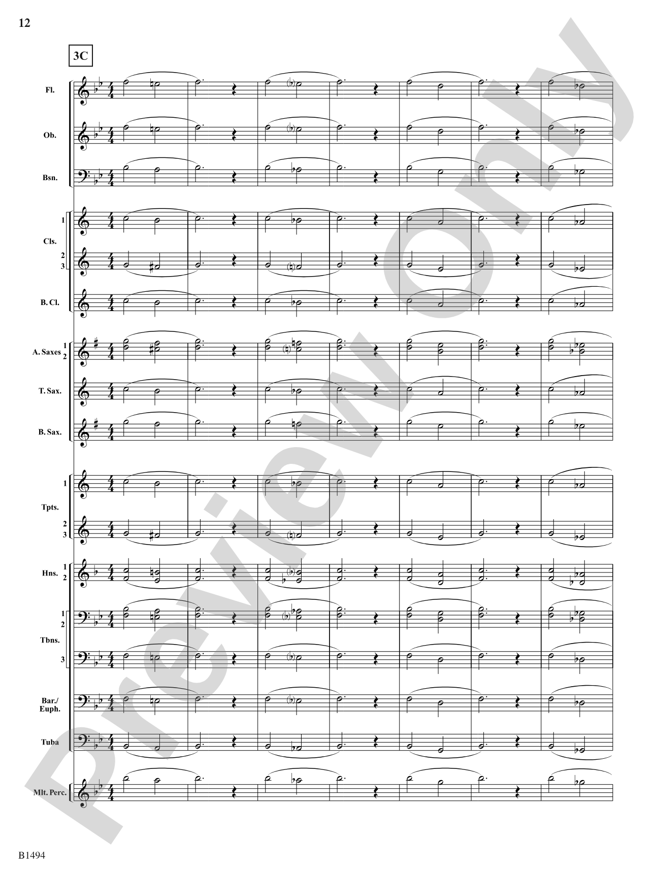 Warm-Up Fundamentals for Concert Band: Concert Band Conductor Score & Parts