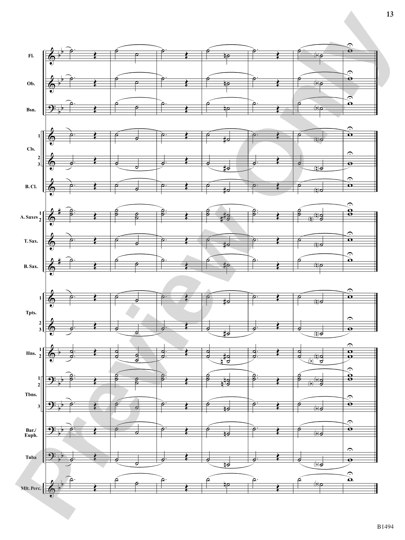 Warm-Up Fundamentals for Concert Band: Concert Band Conductor Score & Parts
