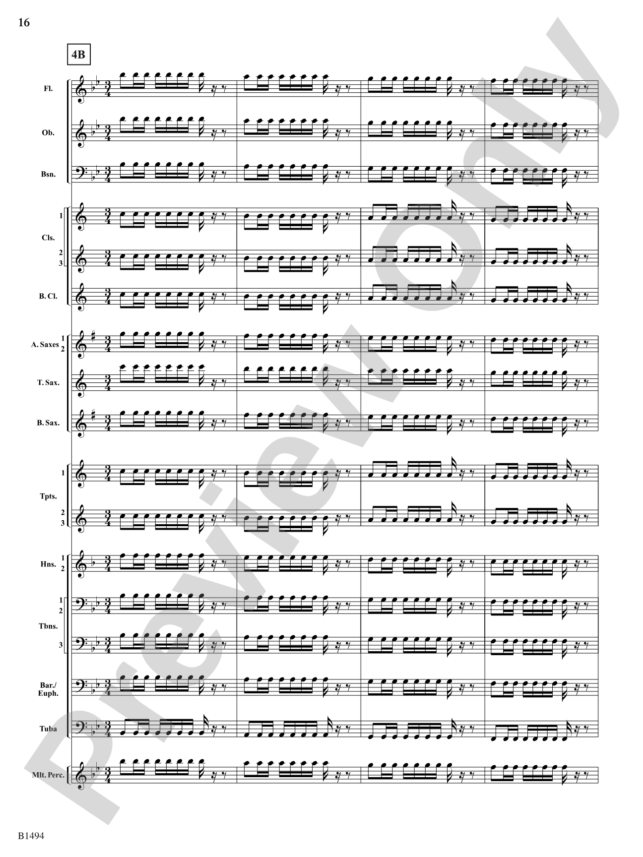 Warm-Up Fundamentals for Concert Band: Concert Band Conductor Score & Parts