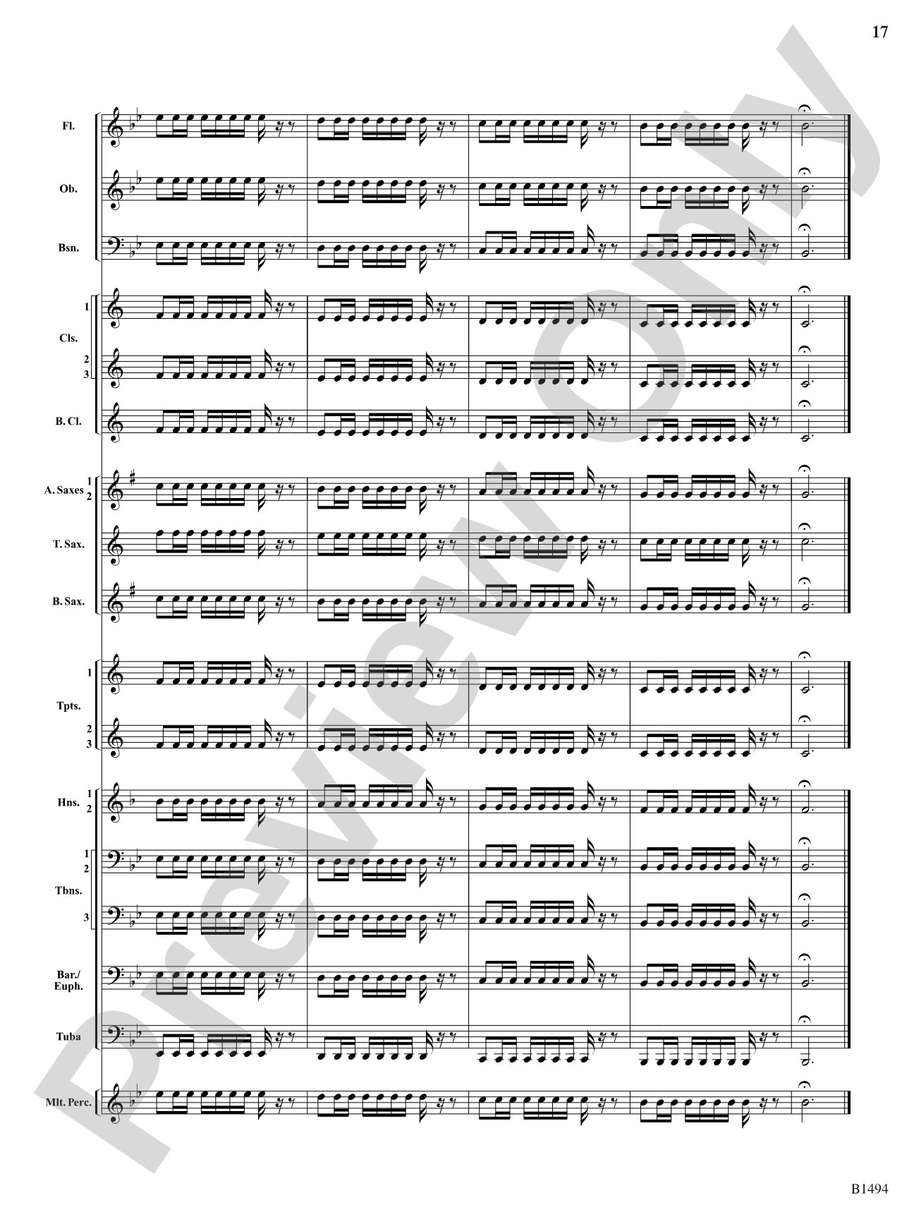 Warm-Up Fundamentals for Concert Band: Concert Band Conductor Score & Parts