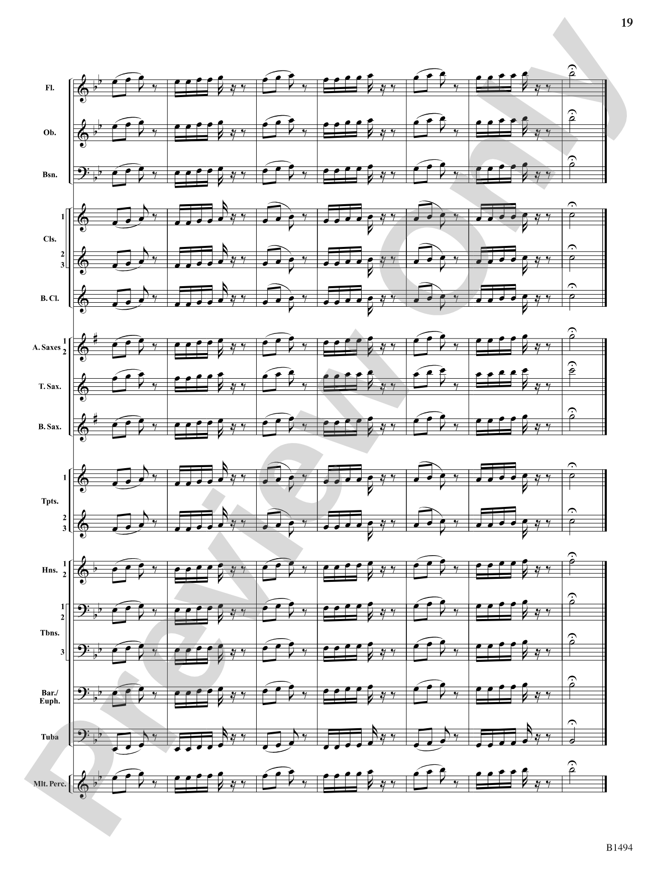 Warm-Up Fundamentals for Concert Band: Concert Band Conductor Score & Parts