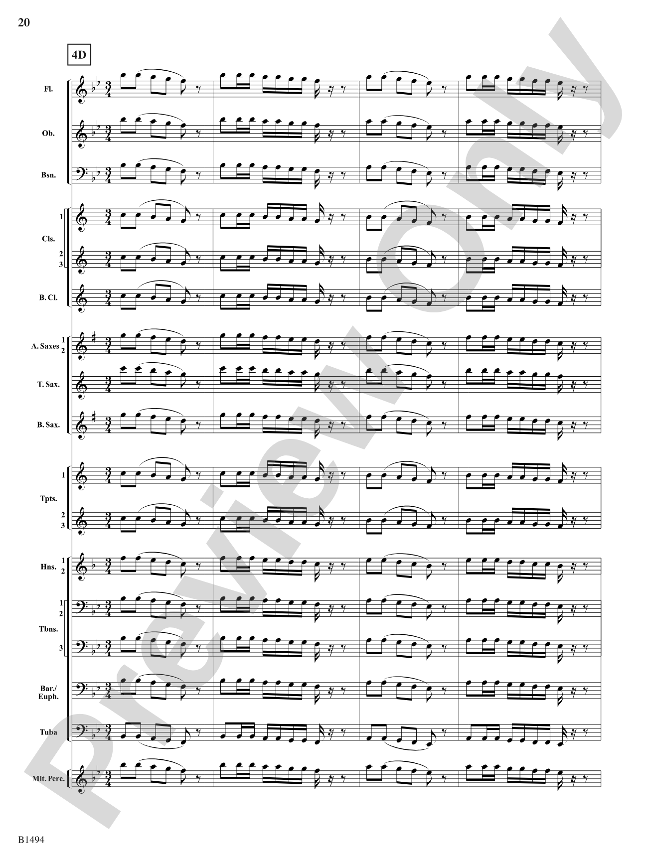 Warm-Up Fundamentals for Concert Band: Concert Band Conductor Score & Parts