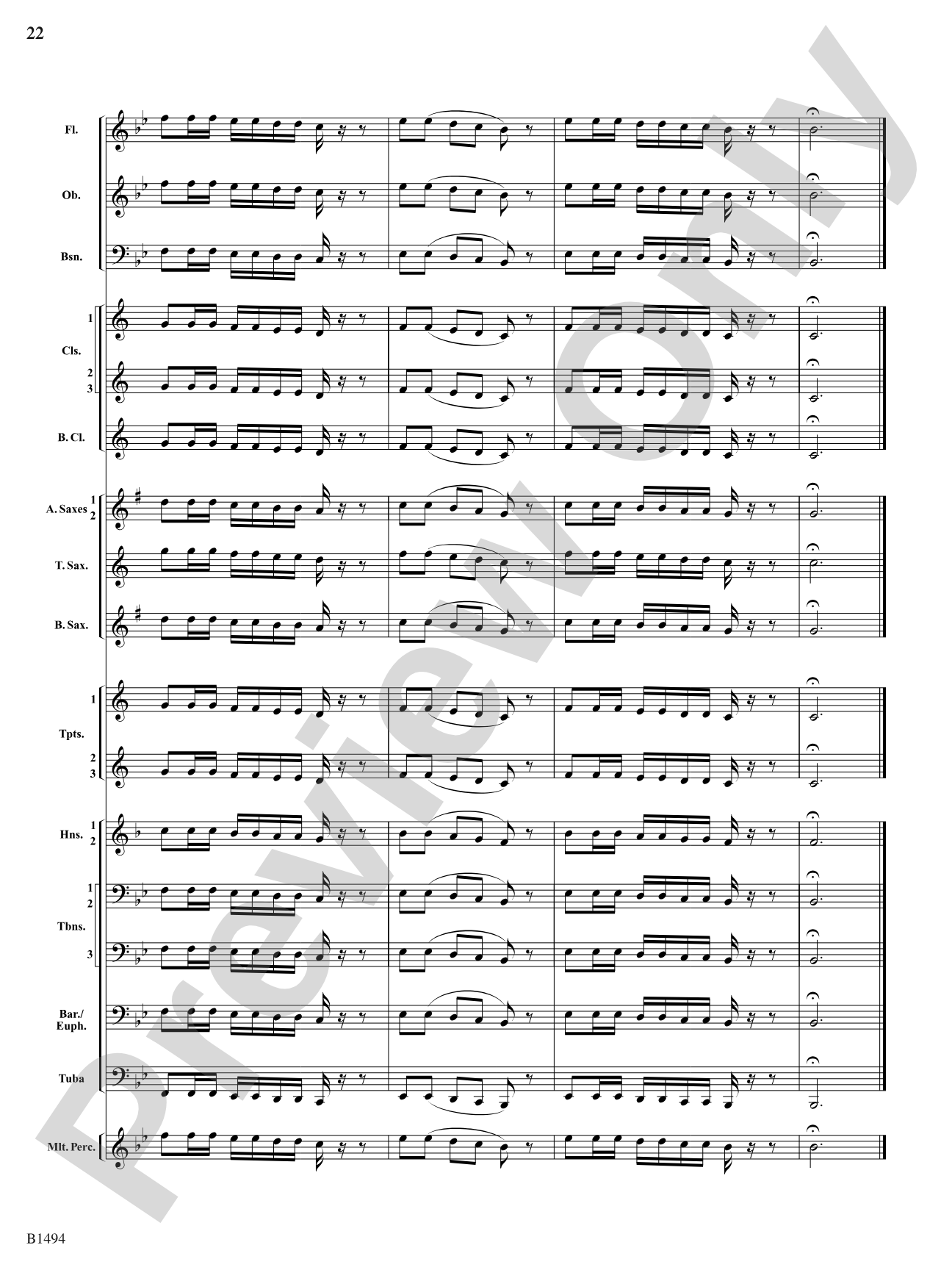 Warm-Up Fundamentals for Concert Band: Concert Band Conductor Score & Parts