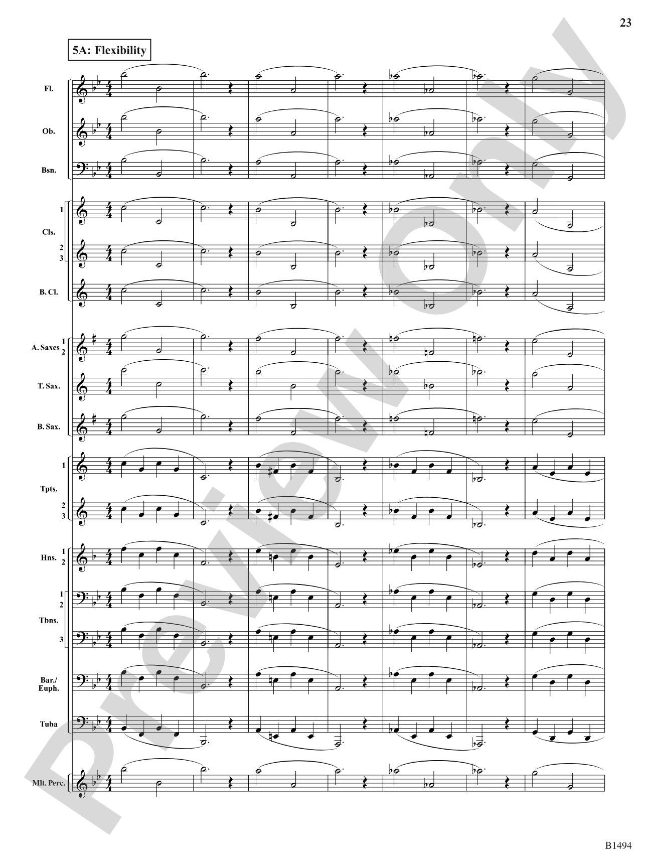 Warm-Up Fundamentals for Concert Band: Concert Band Conductor Score & Parts