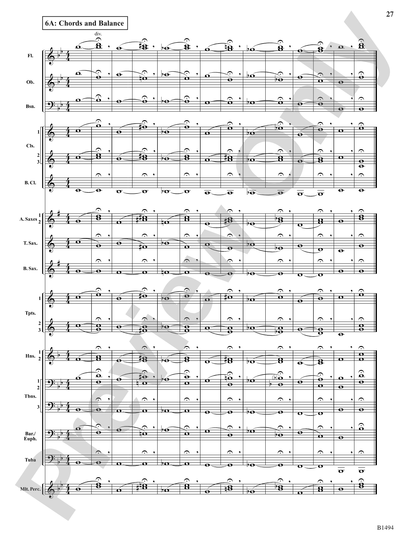 Warm-Up Fundamentals for Concert Band: Concert Band Conductor Score & Parts