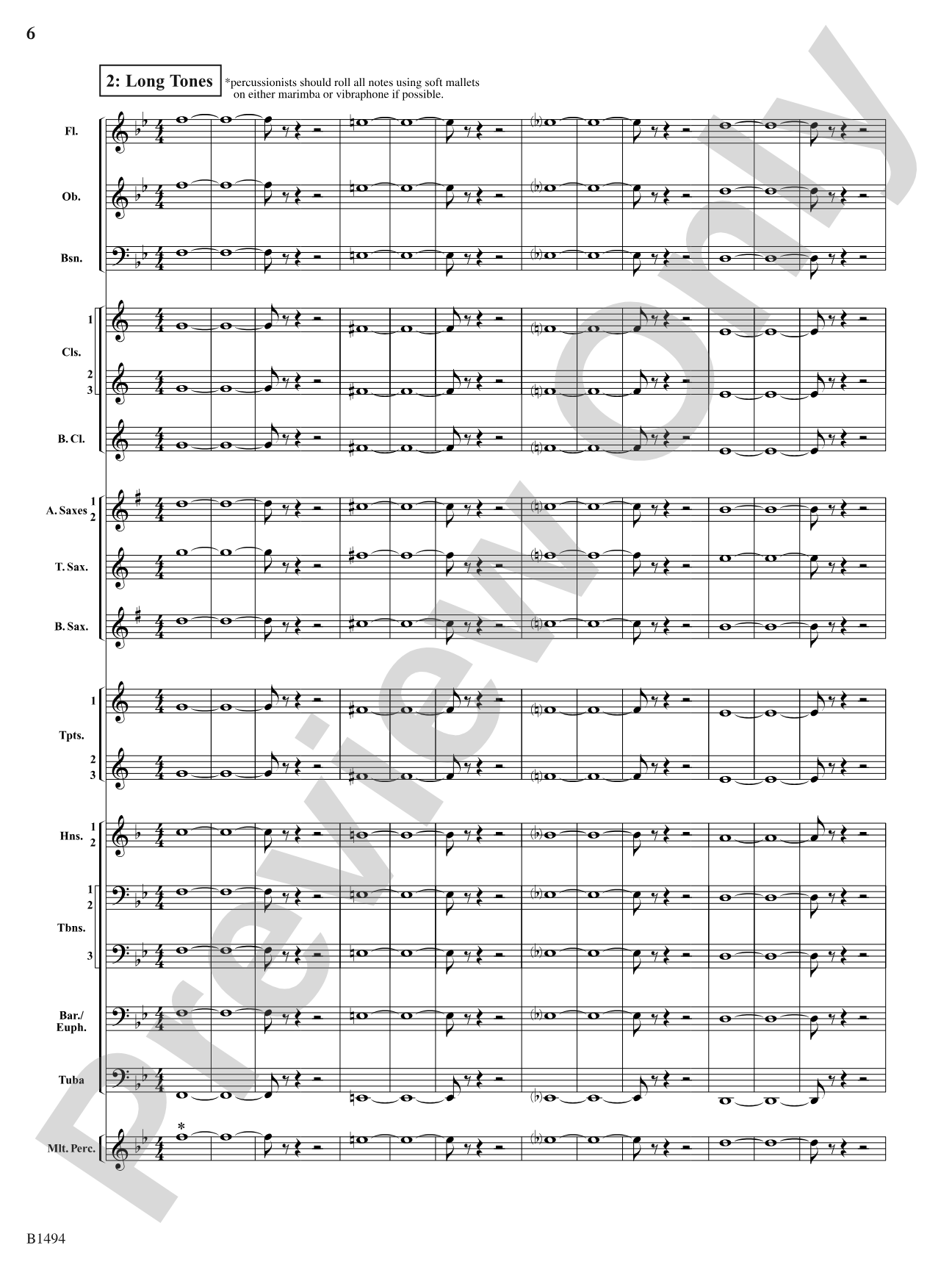 Warm-Up Fundamentals for Concert Band: Concert Band Conductor Score & Parts
