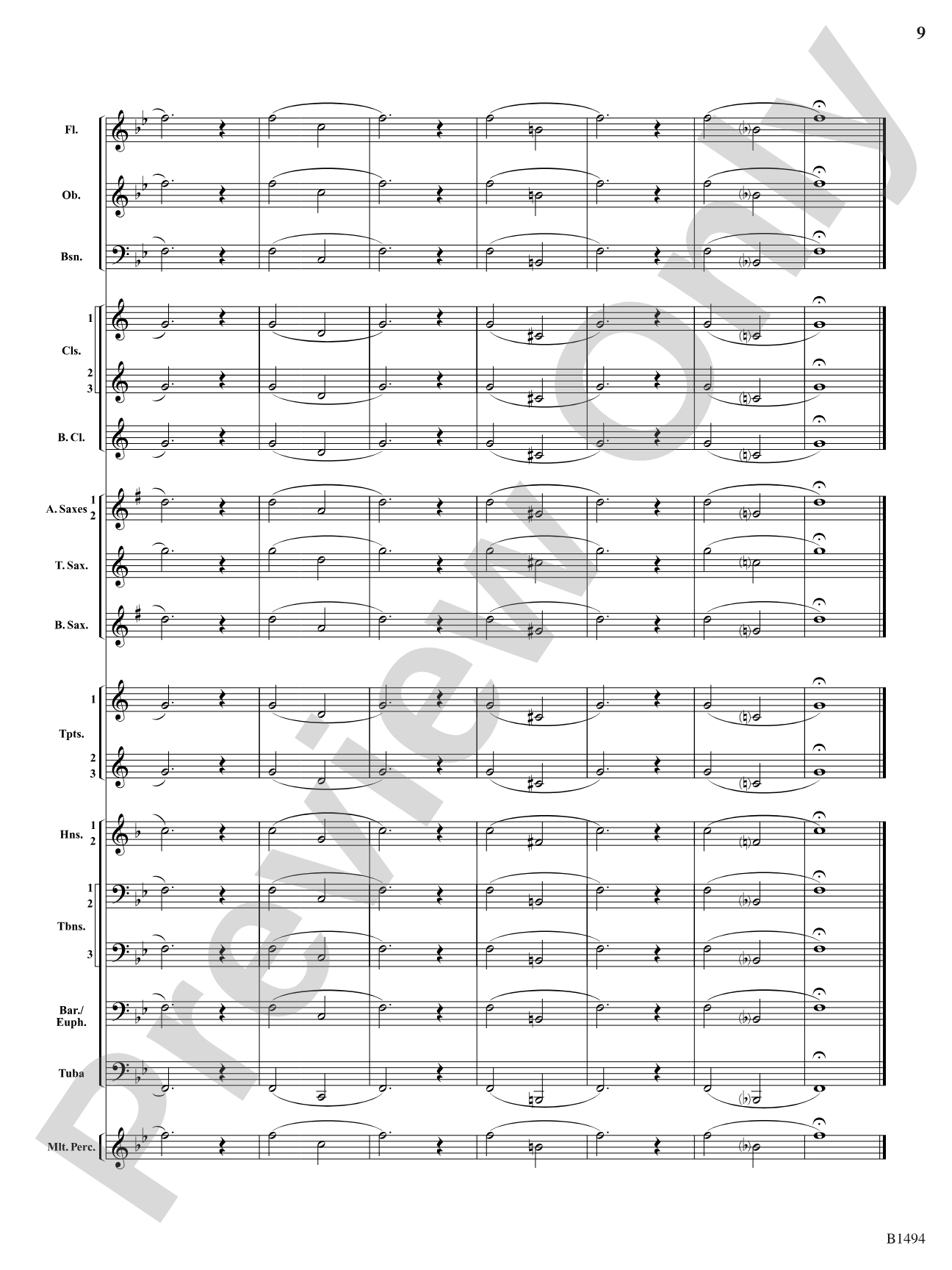 Warm-Up Fundamentals for Concert Band: Concert Band Conductor Score & Parts