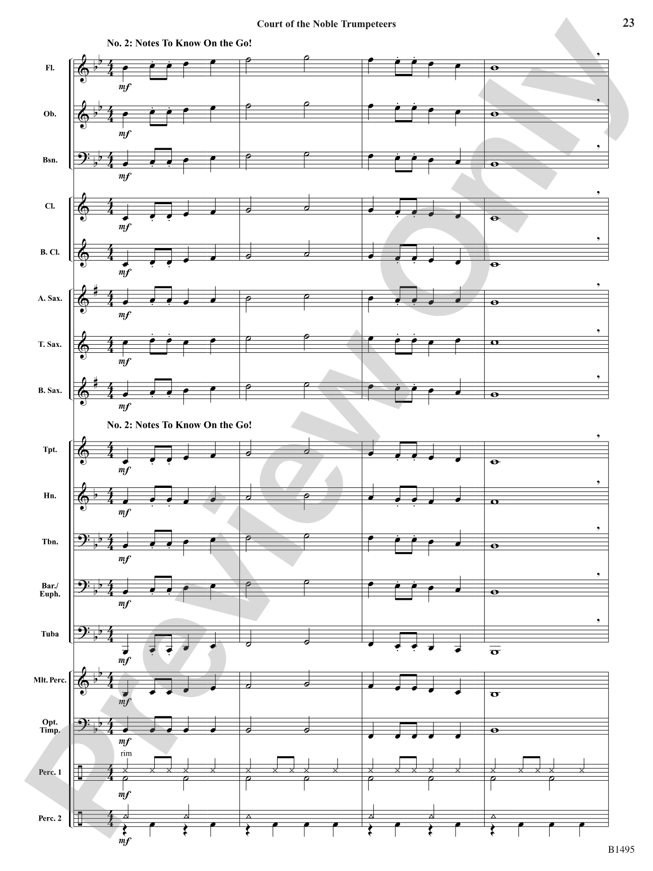 Curtain Up! (Complete Concert Starter Series Vol. 1): Concert Band Conductor Score & Parts