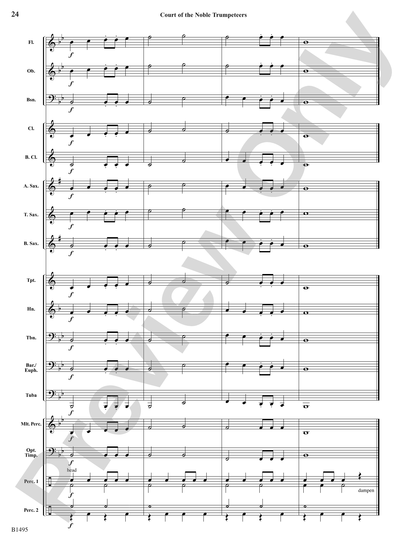 Curtain Up! (Complete Concert Starter Series Vol. 1): Concert Band Conductor Score & Parts