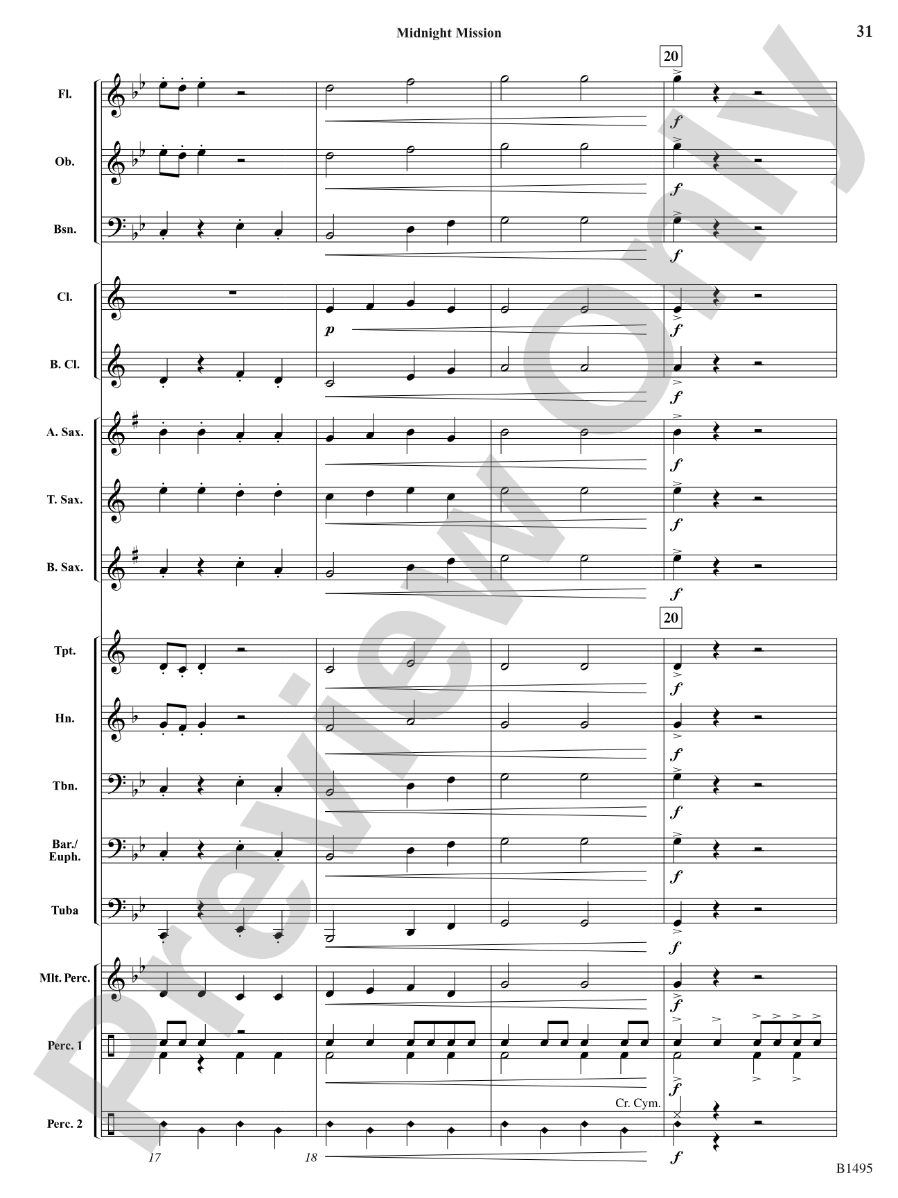 Curtain Up! (Complete Concert Starter Series Vol. 1): Concert Band Conductor Score & Parts