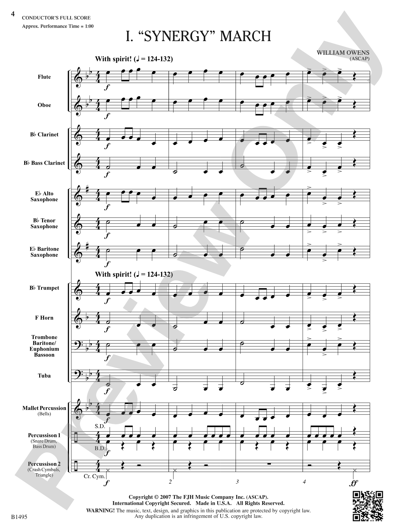 Curtain Up! (Complete Concert Starter Series Vol. 1): Concert Band Conductor Score & Parts
