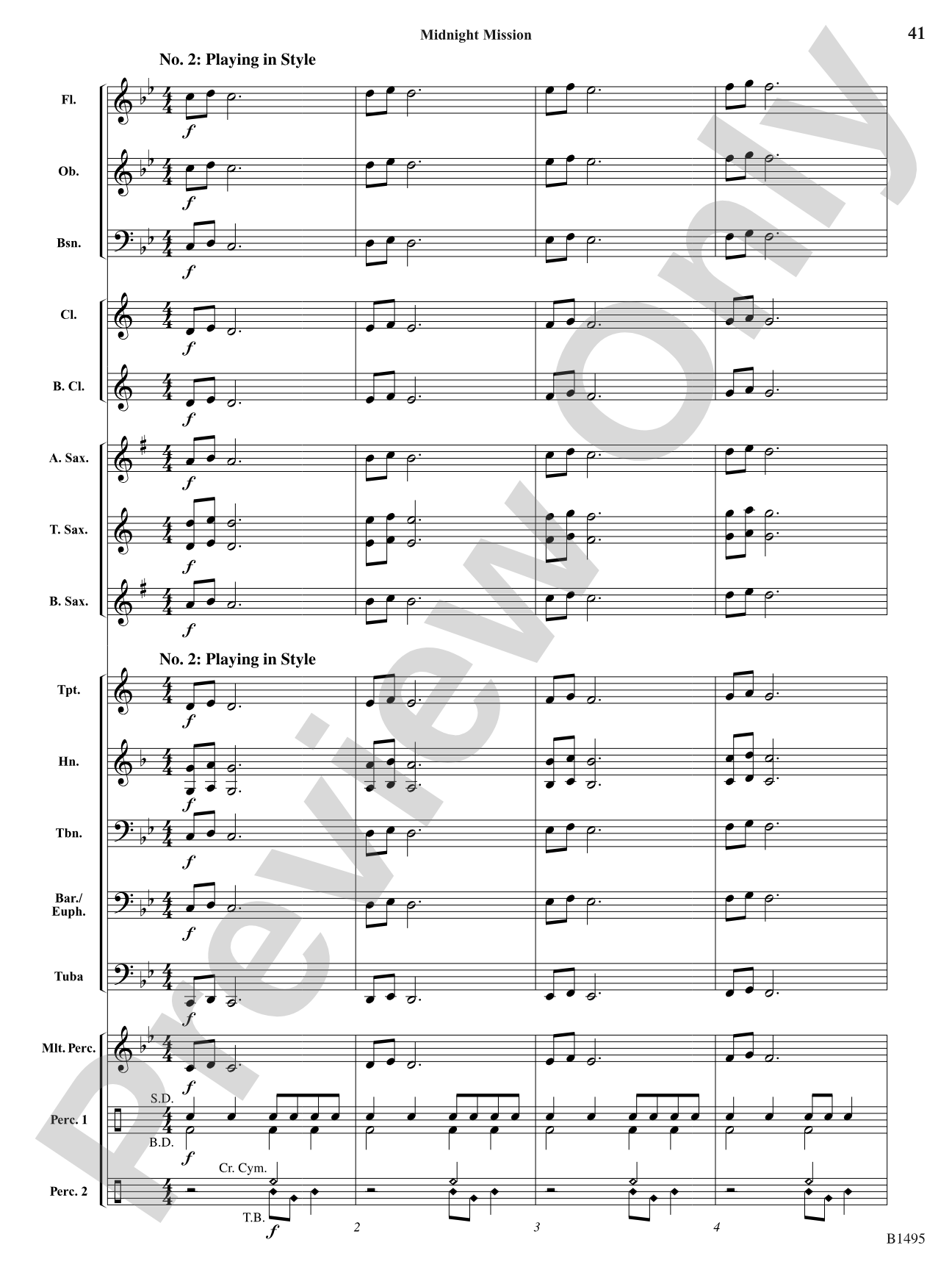 Curtain Up! (Complete Concert Starter Series Vol. 1): Concert Band Conductor Score & Parts