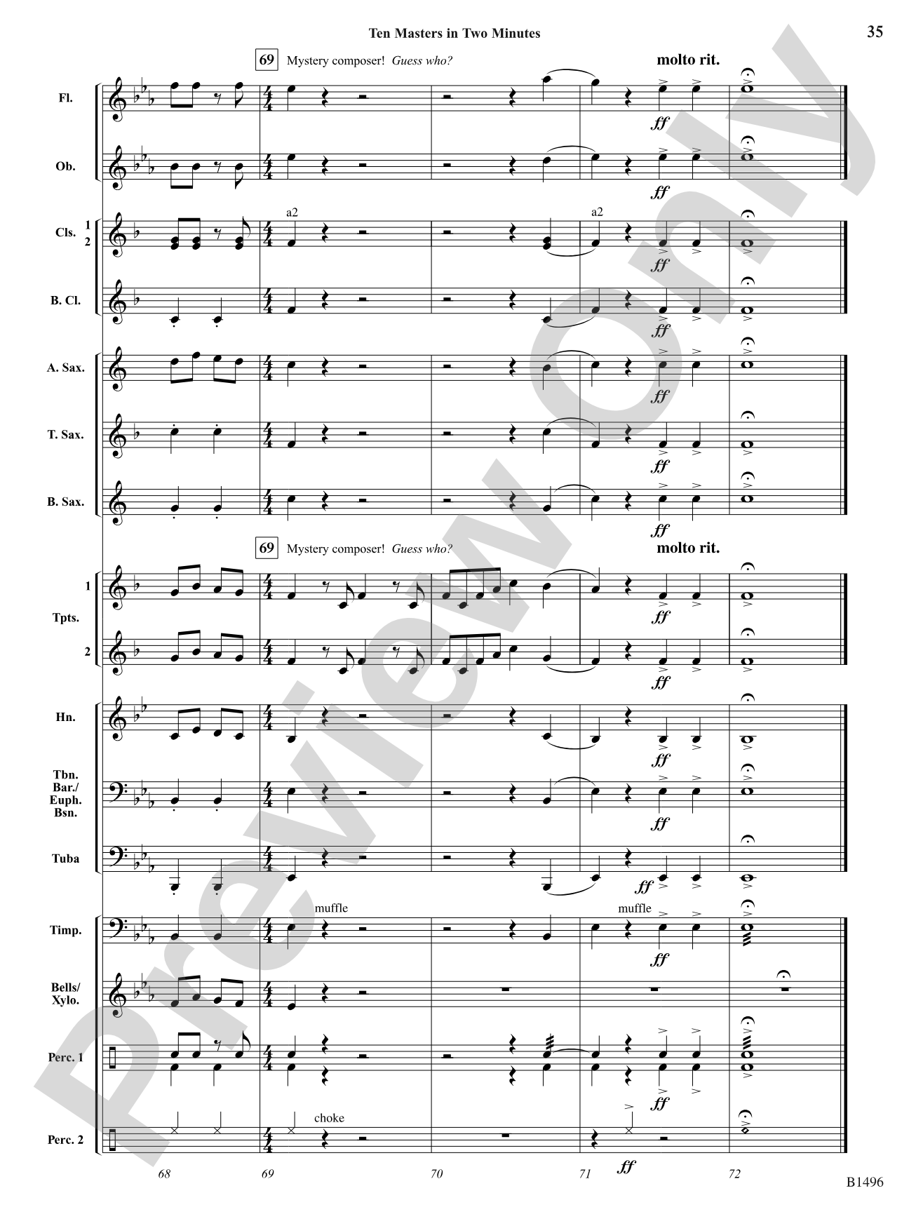 Curtain Up! (Complete Concert Beginning Band Vol.1): Concert Band Conductor Score & Parts