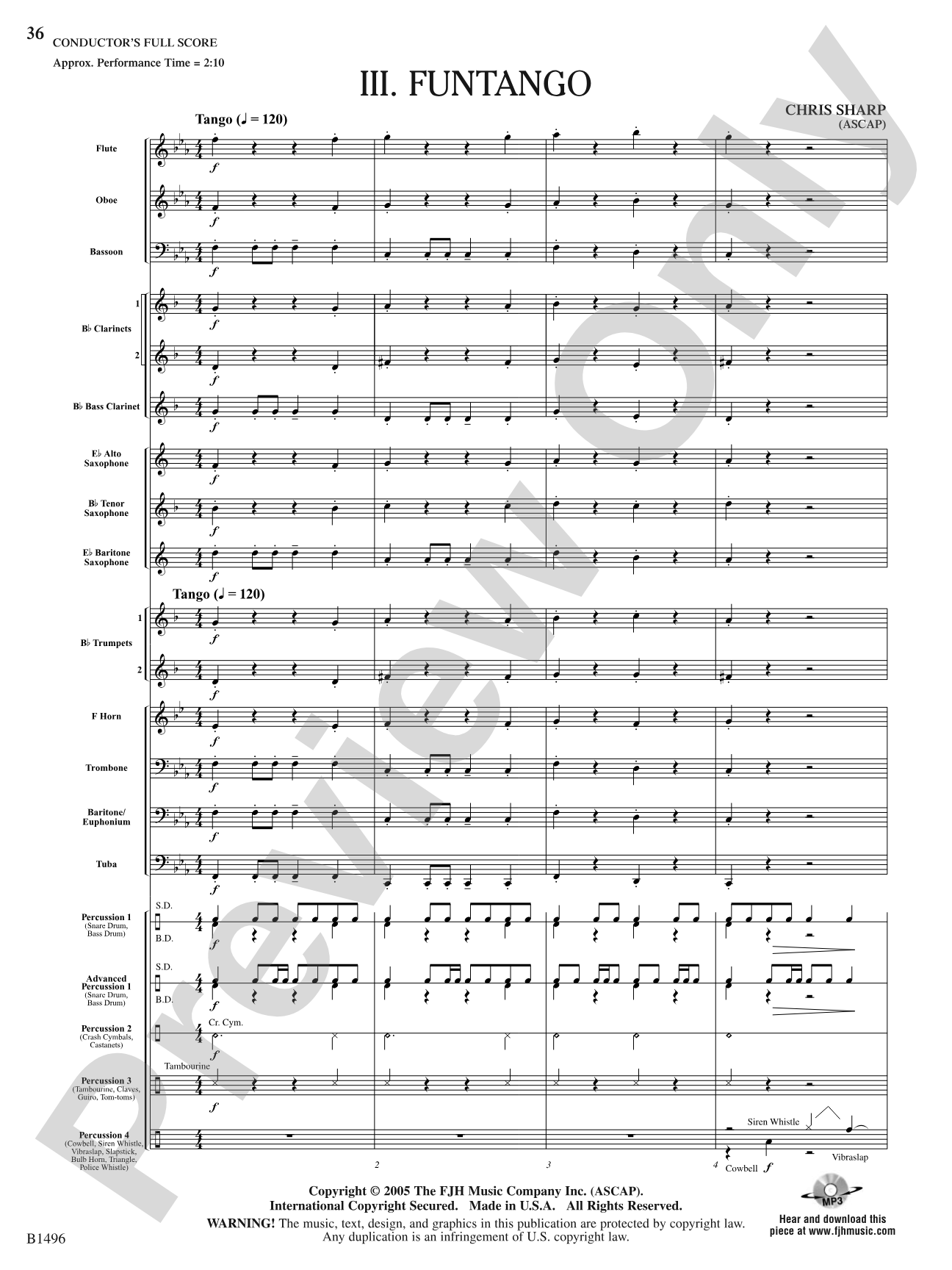 Curtain Up! (Complete Concert Beginning Band Vol.1): Concert Band Conductor Score & Parts