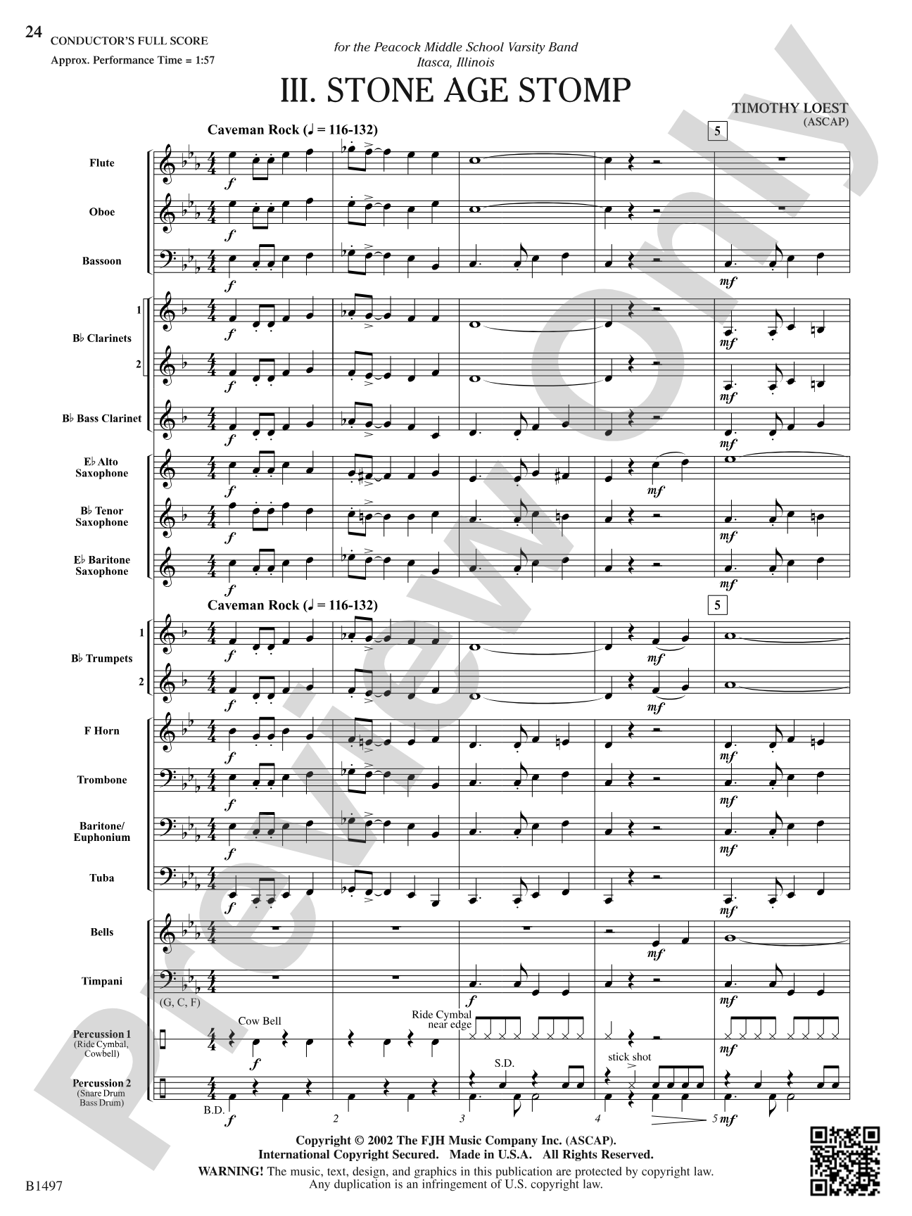Curtain Up! (Complete Concert Developing Band Vol.1): Concert Band Conductor Score & Parts