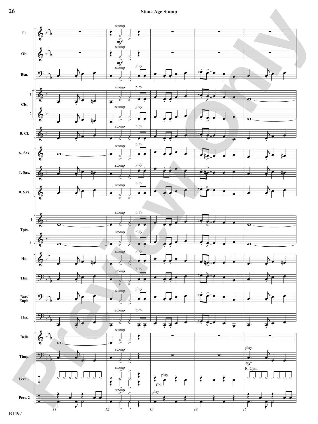 Curtain Up! (Complete Concert Developing Band Vol.1): Concert Band Conductor Score & Parts